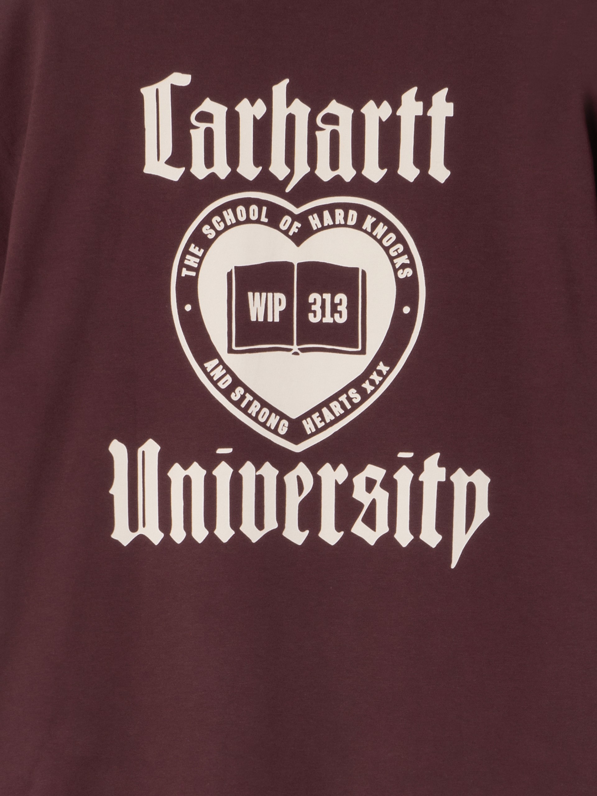 T-shirt Carhartt WIP Schooling Bordeaux