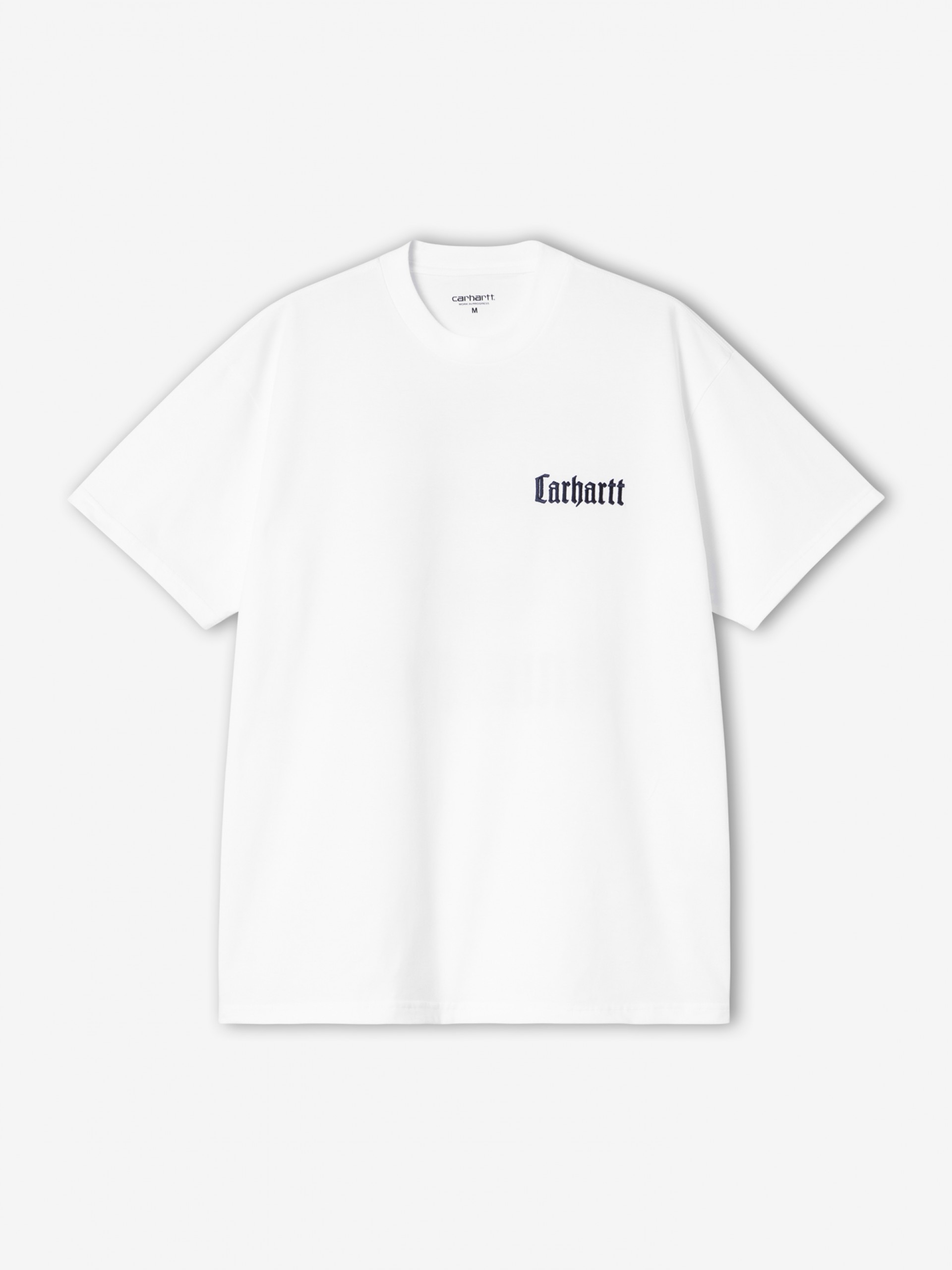 T-shirt Carhartt WIP Schooling Branca e Azul