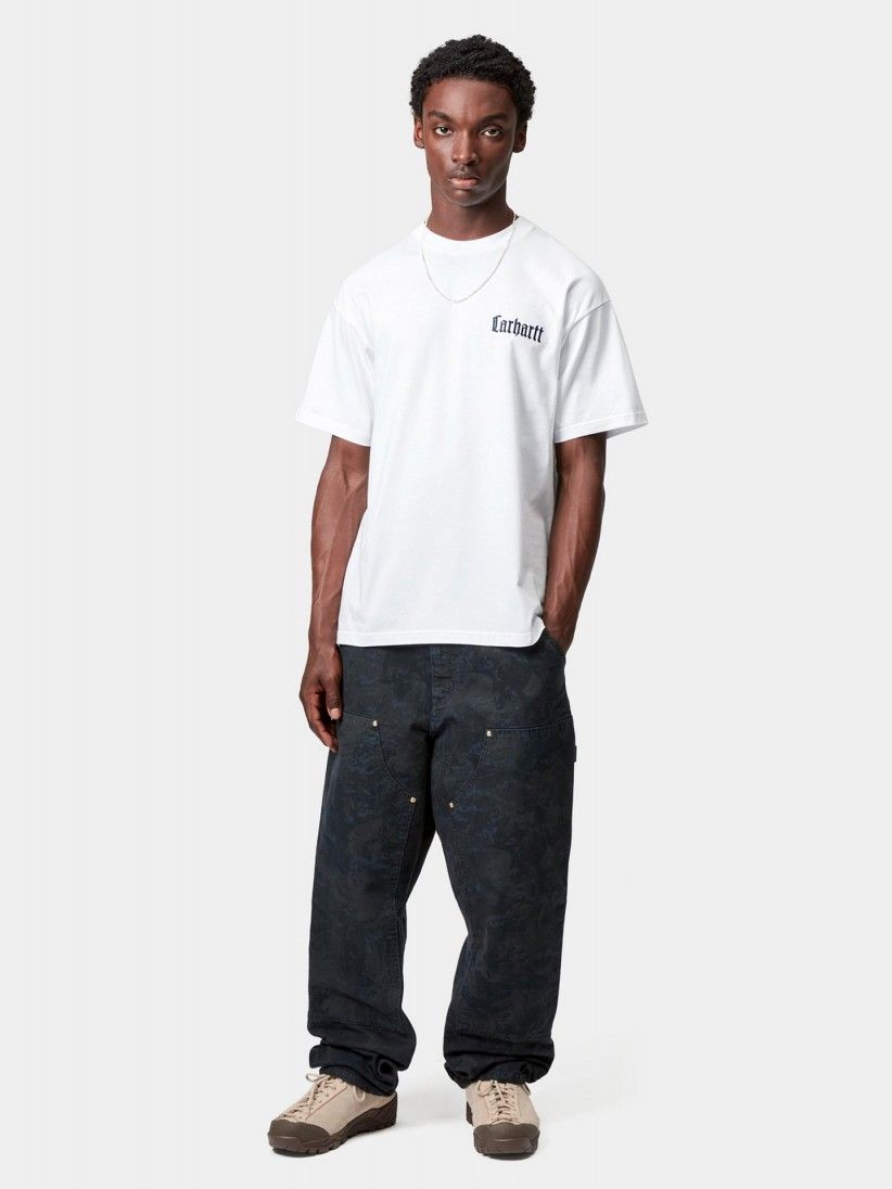 Camiseta Carhartt WIP Schooling Blanca y Azul