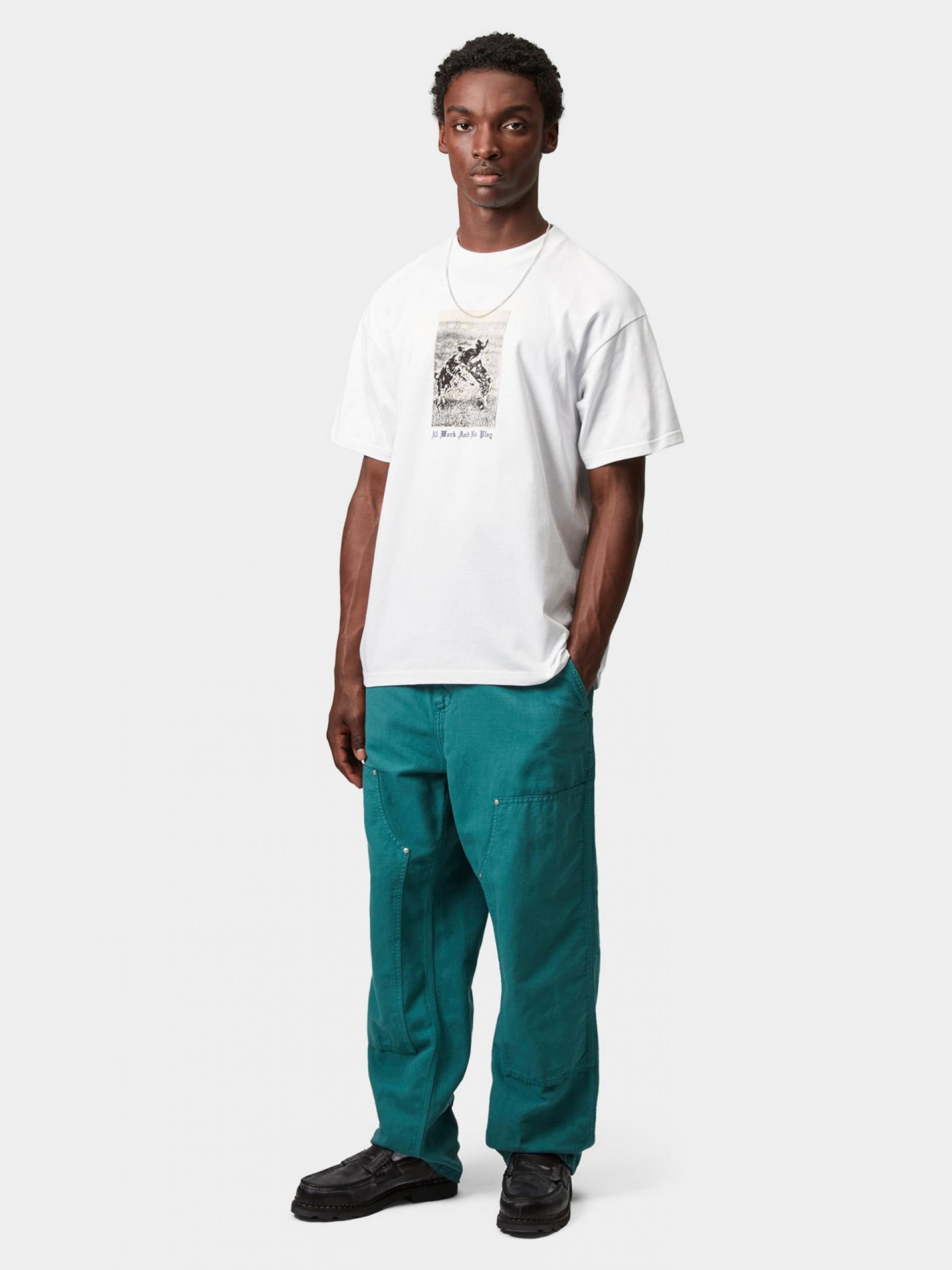 T-shirt Carhartt WIP No Play Branca