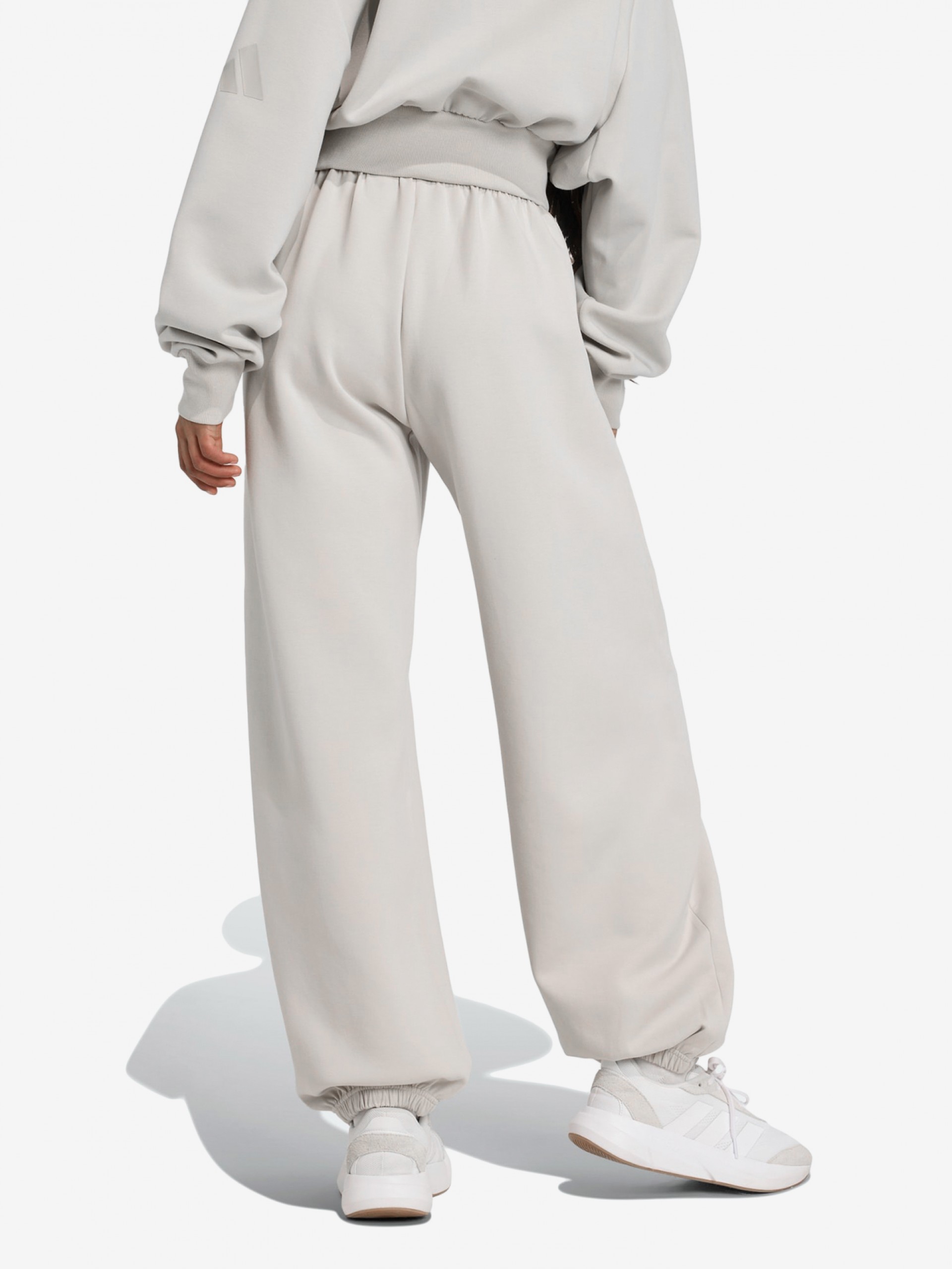 Calças Adidas Soft Lux Loose Cinzentas