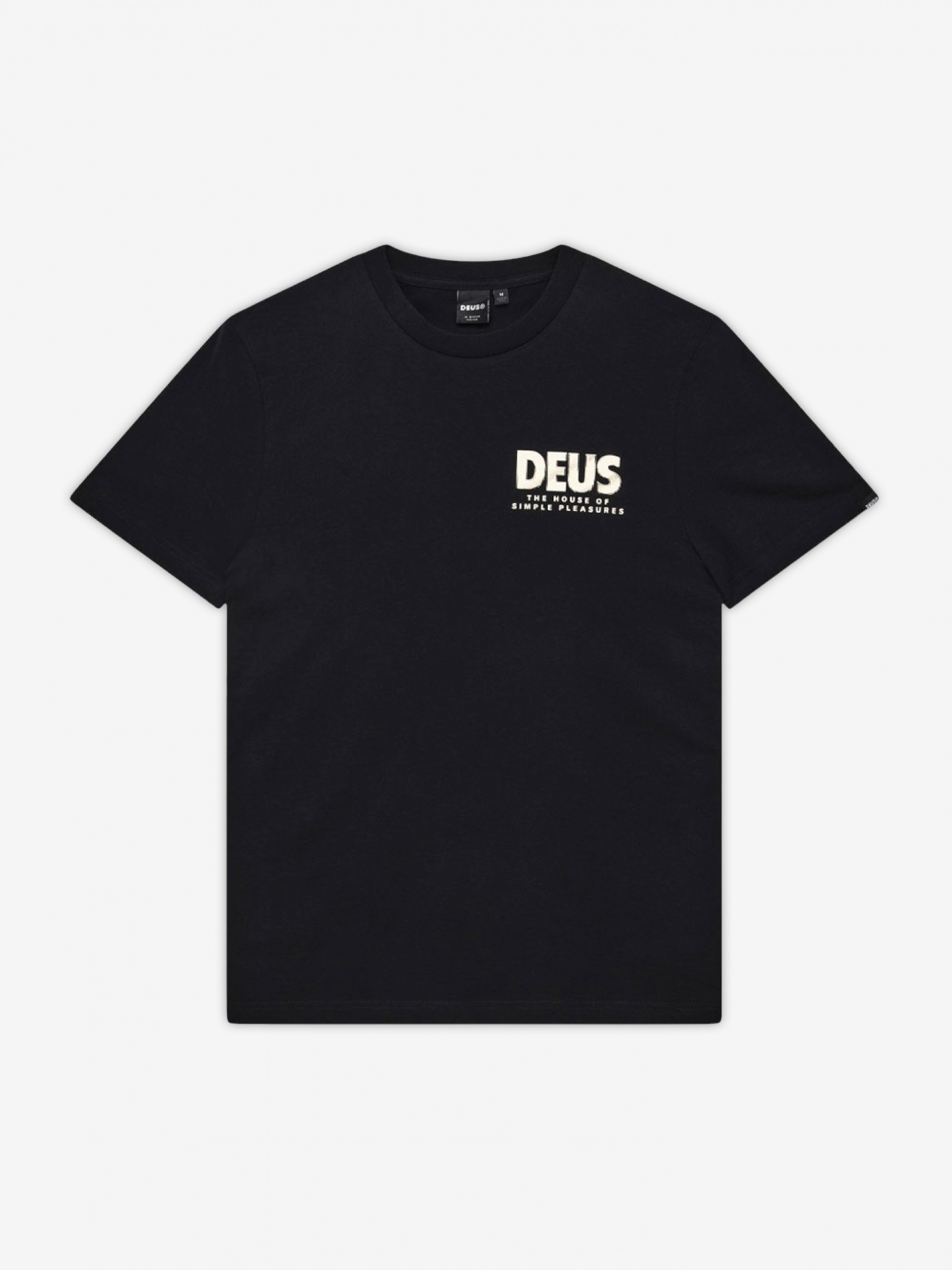 T-shirt Deus Ex Machina Chromium Preta