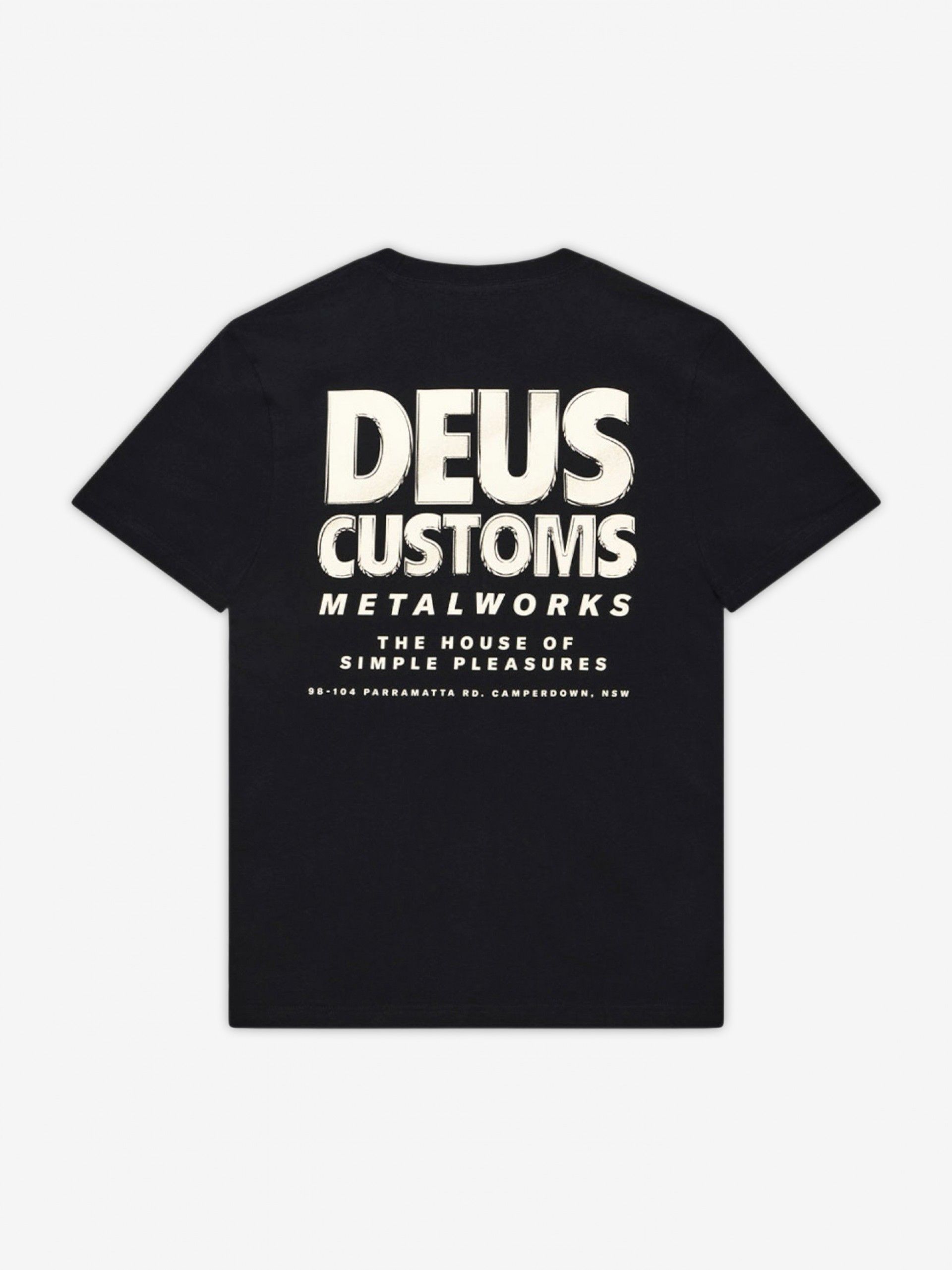 T-shirt Deus Ex Machina Chromium Preta