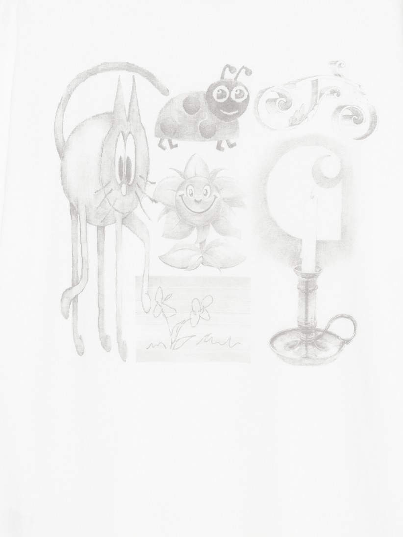 Camiseta Carhartt WIP Okniceok 01 Blanca