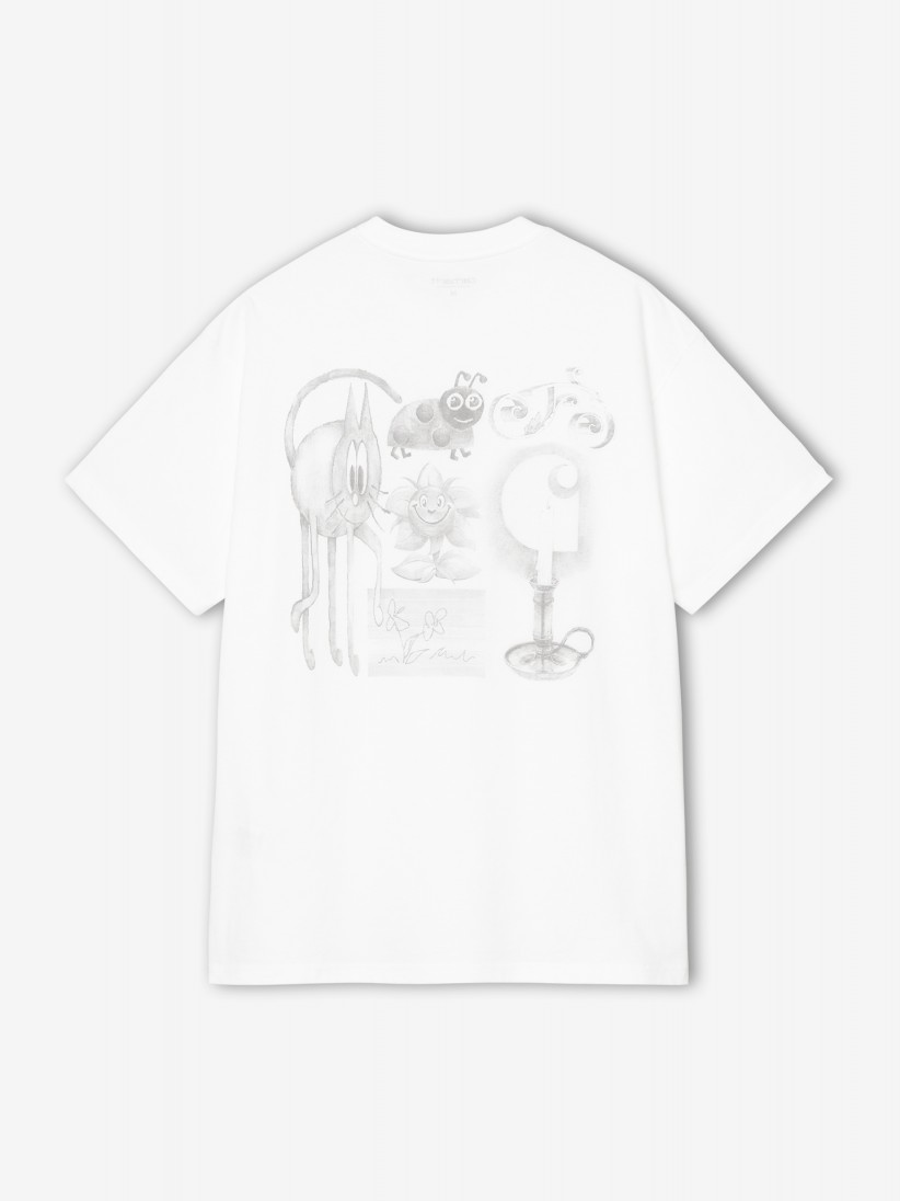 Camiseta Carhartt WIP Okniceok 01 Blanca