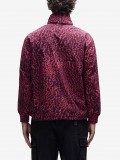 Chaqueta Cortavientos con Capucha Deus Ex Machina Zanzibar Estampada Rosa