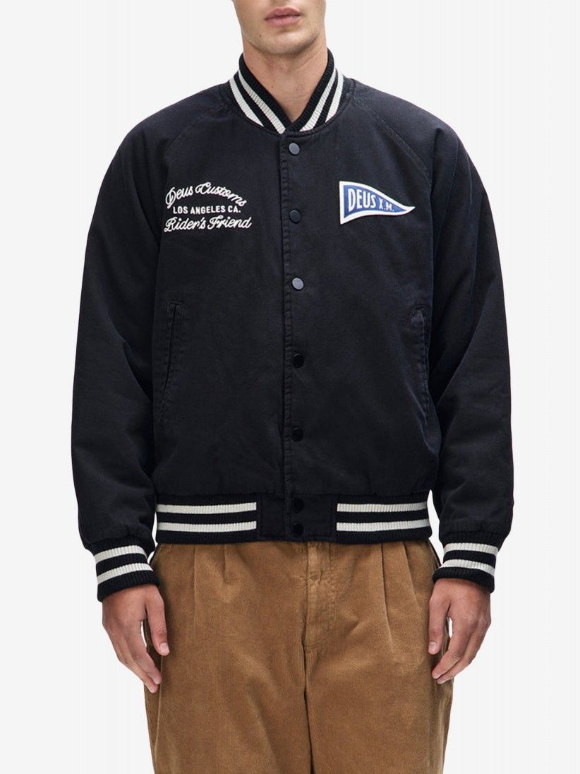 Chaqueta Deus Ex Machina Stadium Negra