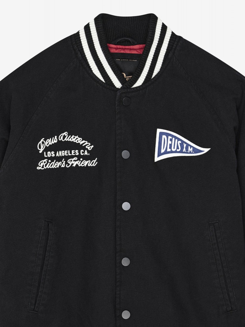 Chaqueta Deus Ex Machina Stadium Negra