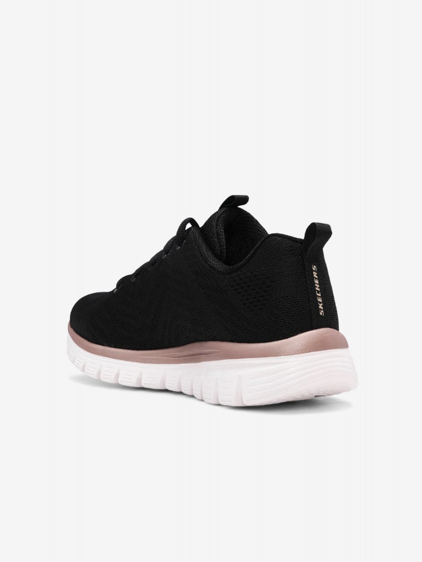 Skechers Graceful - Get Connected Black Sneakers
