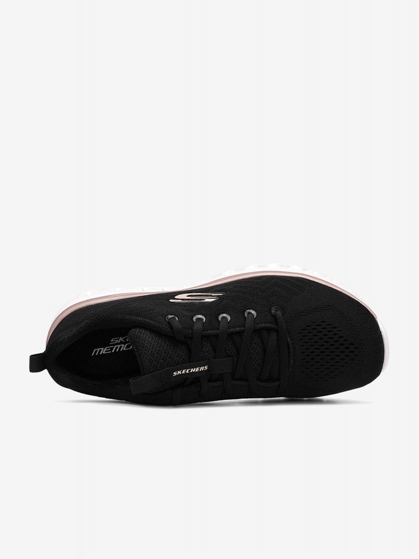 Skechers Graceful - Get Connected Black Sneakers