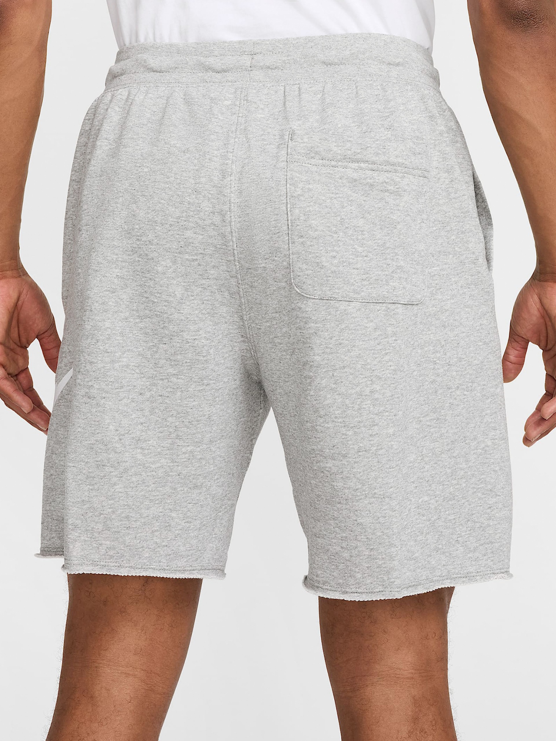 Nike Club French Terry Grey Shorts For Men