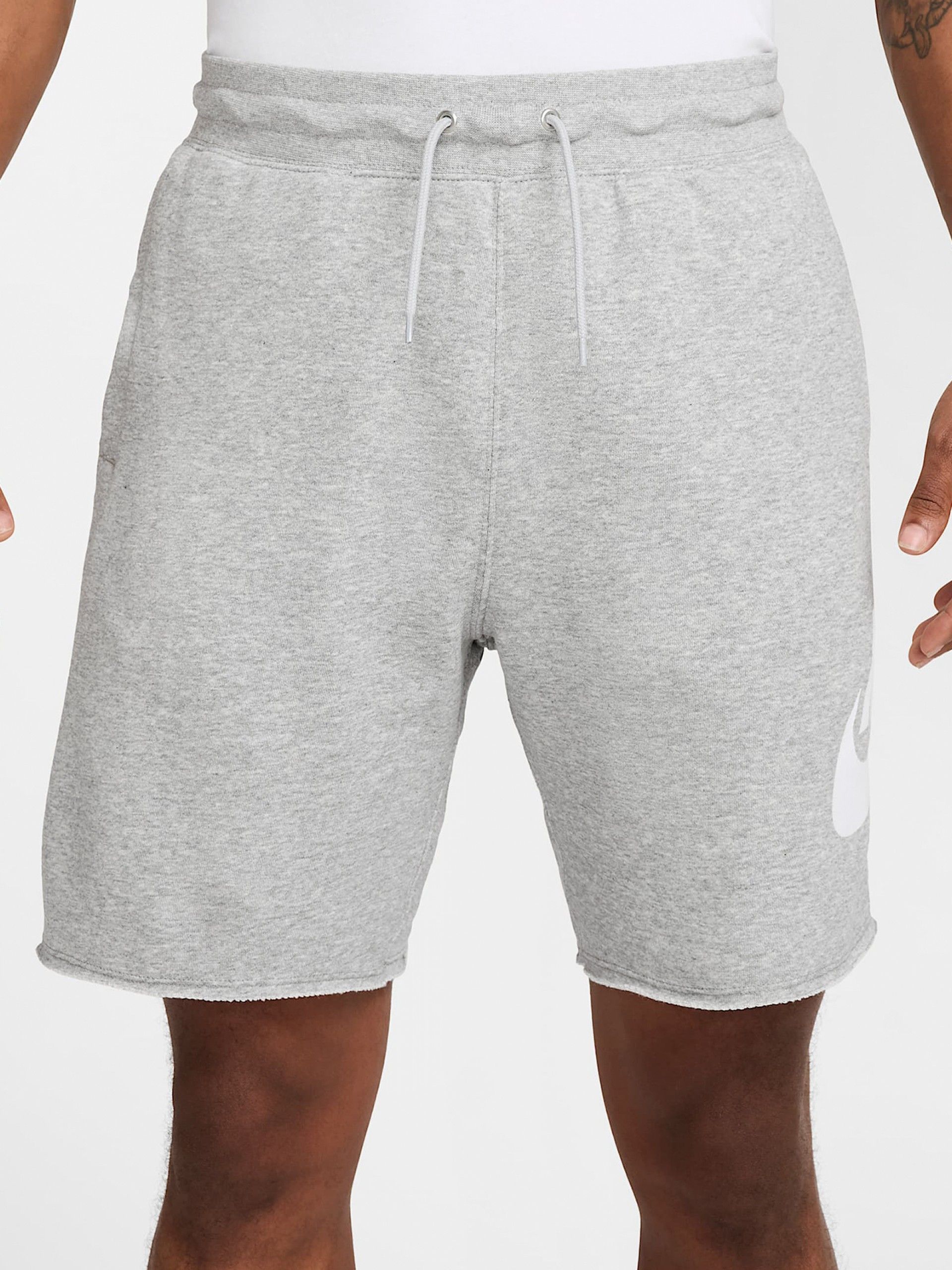 Nike Club French Terry Grey Shorts For Men