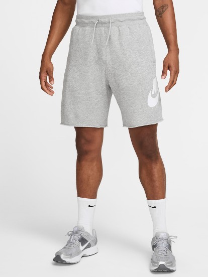 Cales Nike Club French Terry Cinzentos Para Homem