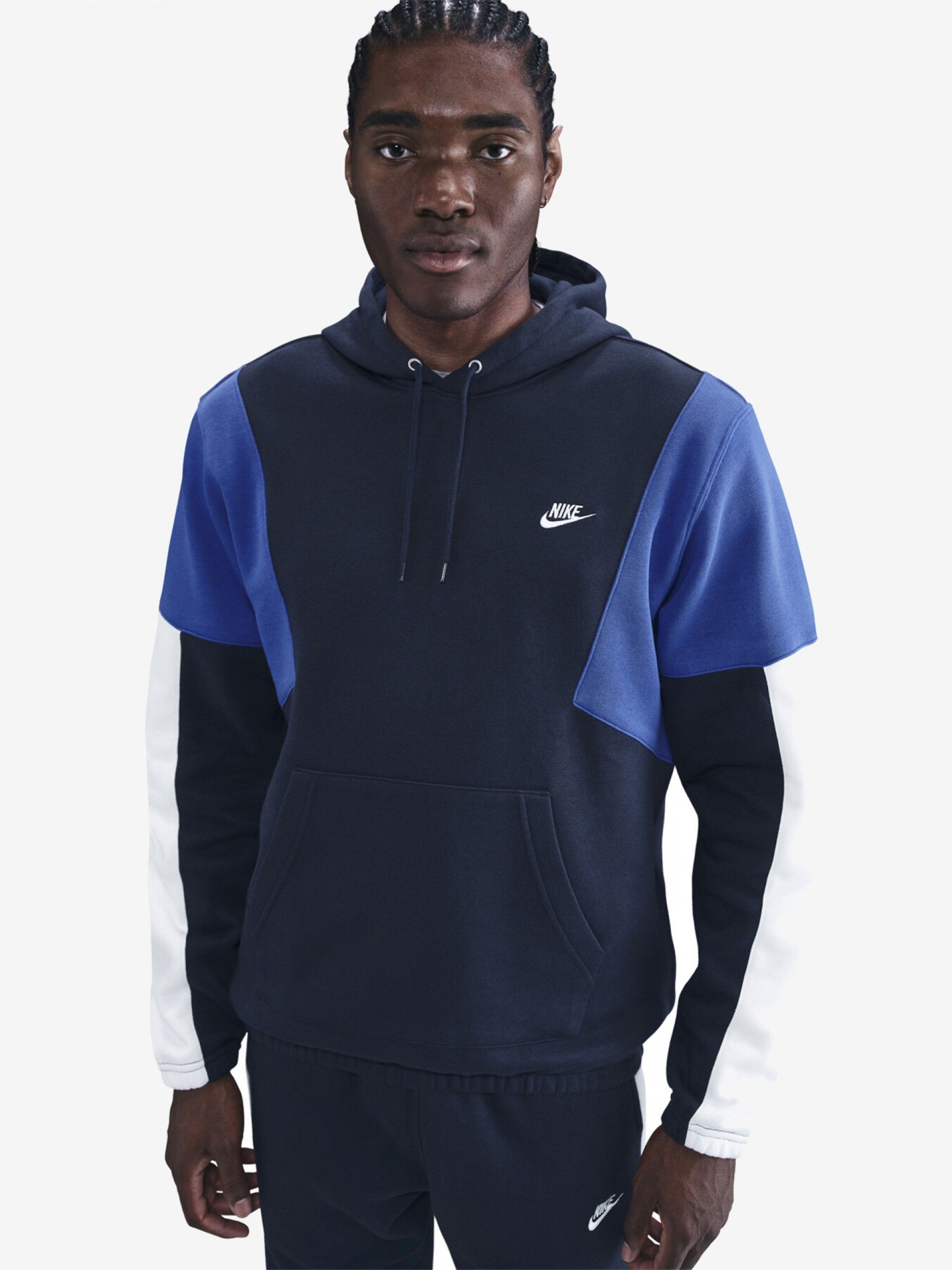 Fato de Treino Nike Club Fleece Azul Para Homem