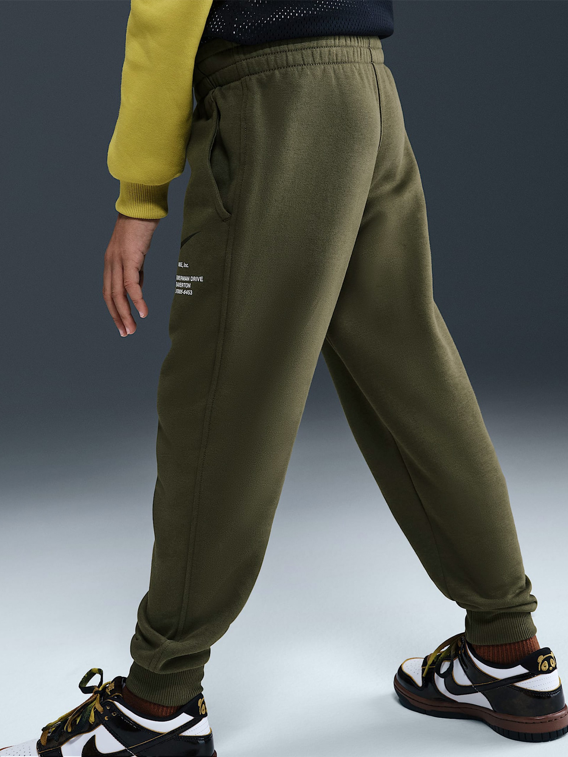 Calças Nike Sportswear Fleece Júnior Verdes