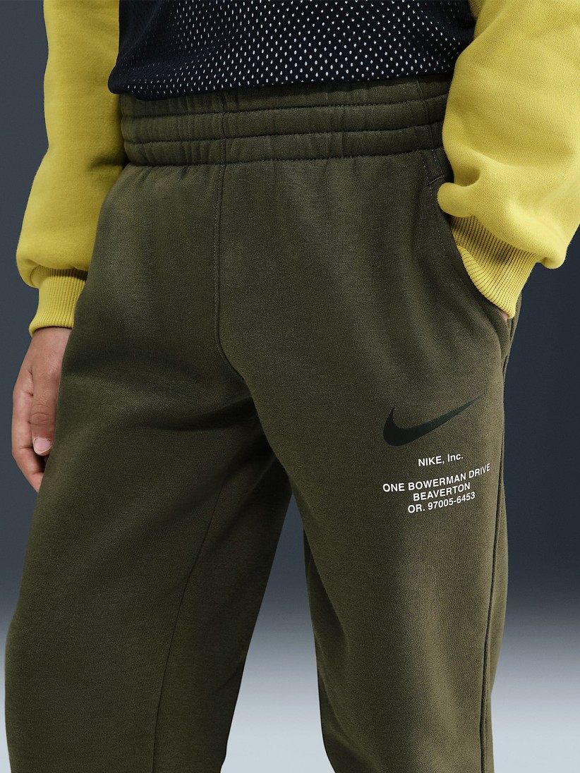 Calas Nike Sportswear Fleece Jnior Verdes