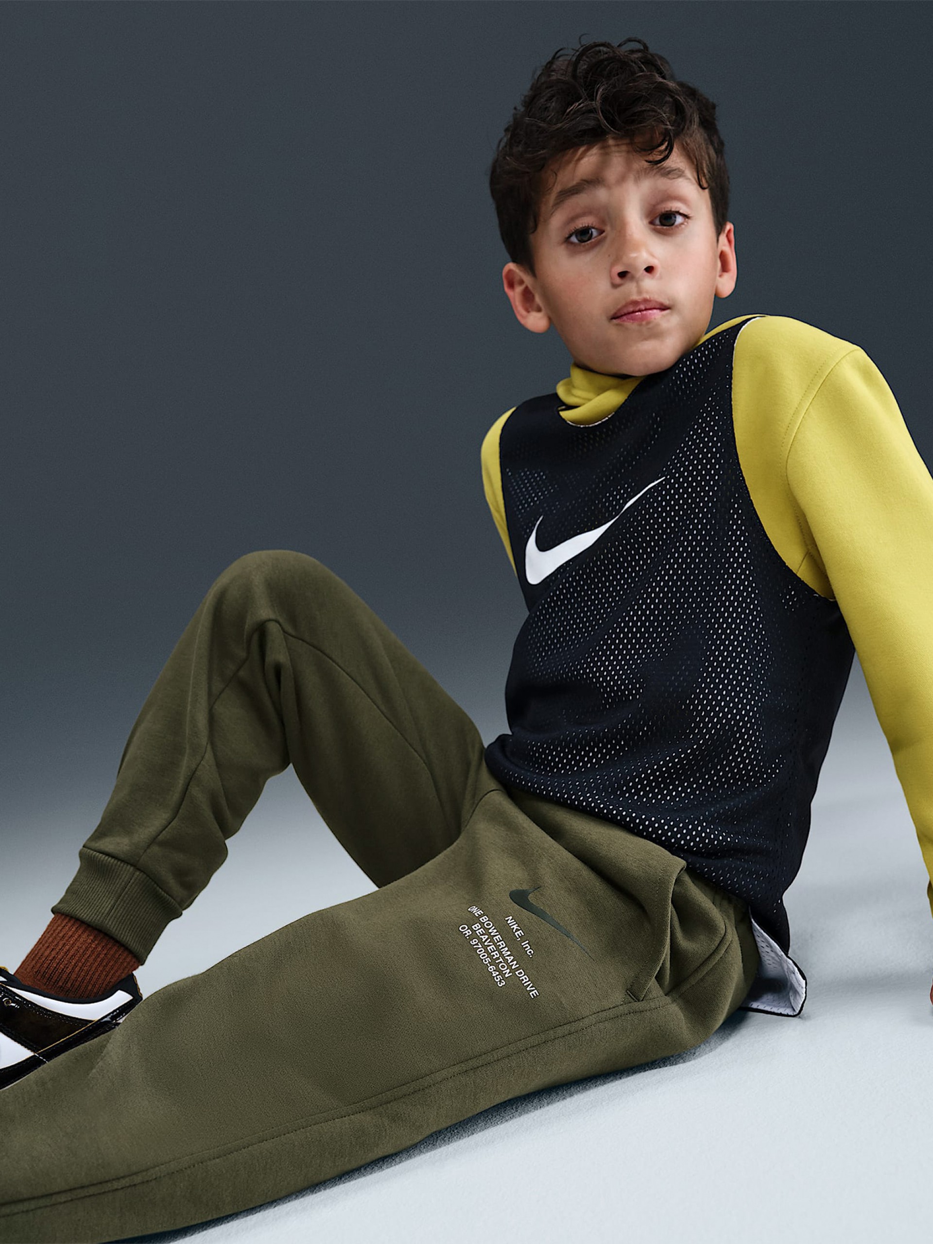 Calças Nike Sportswear Fleece Júnior Verdes