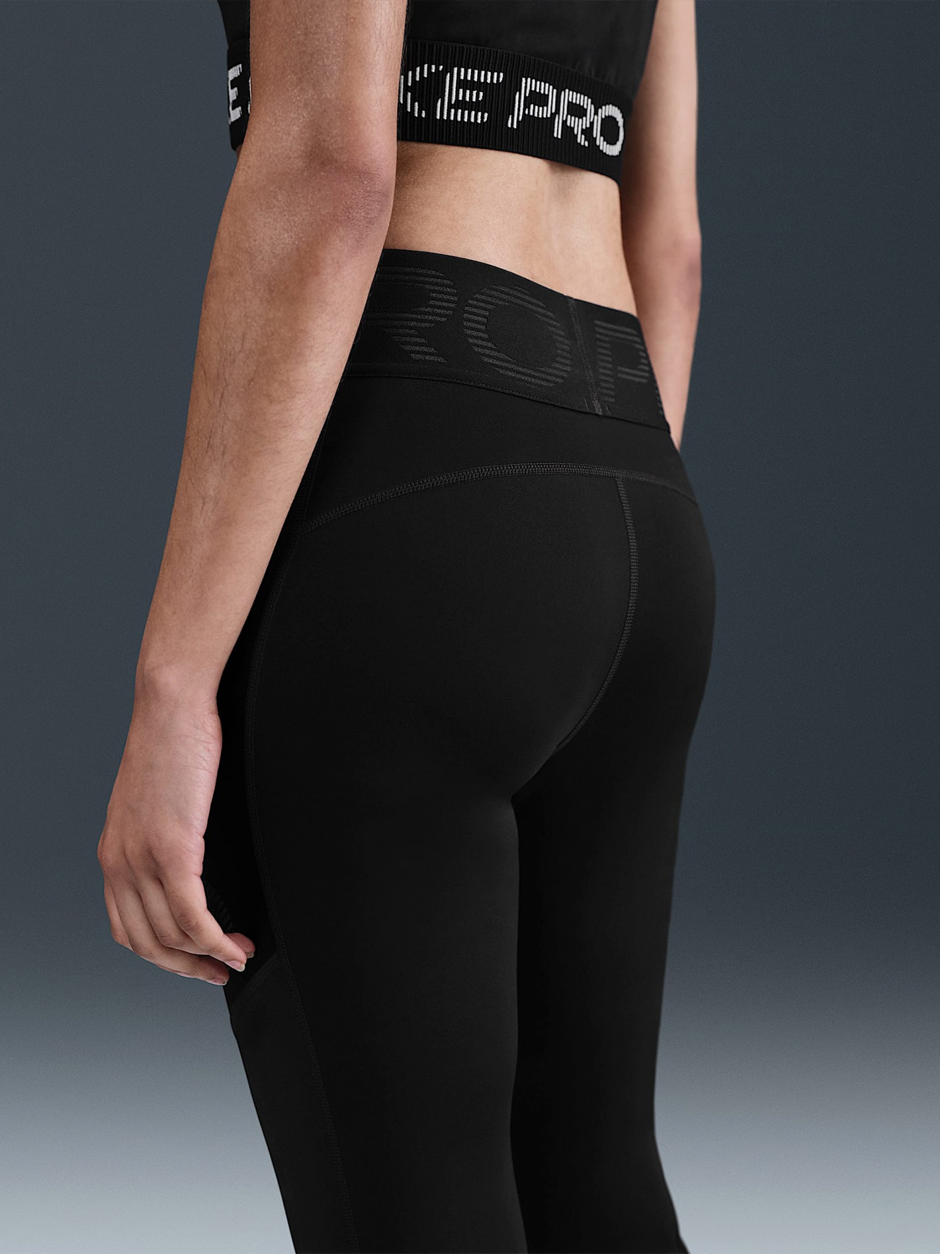 Nike Pro Sculpt High Rise Black Training Leggings For Women