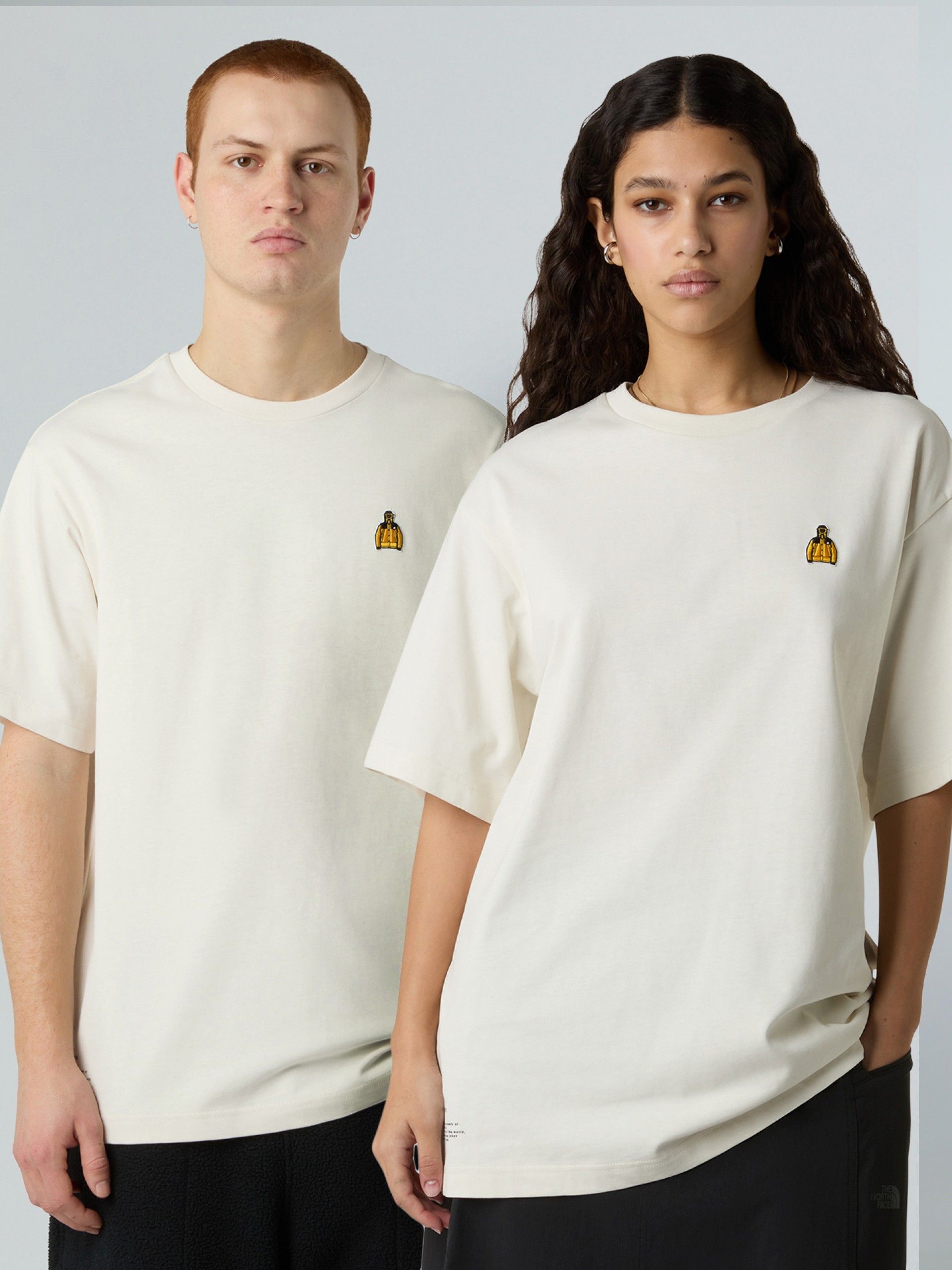 Camiseta The North Face Icon Mountain Beige