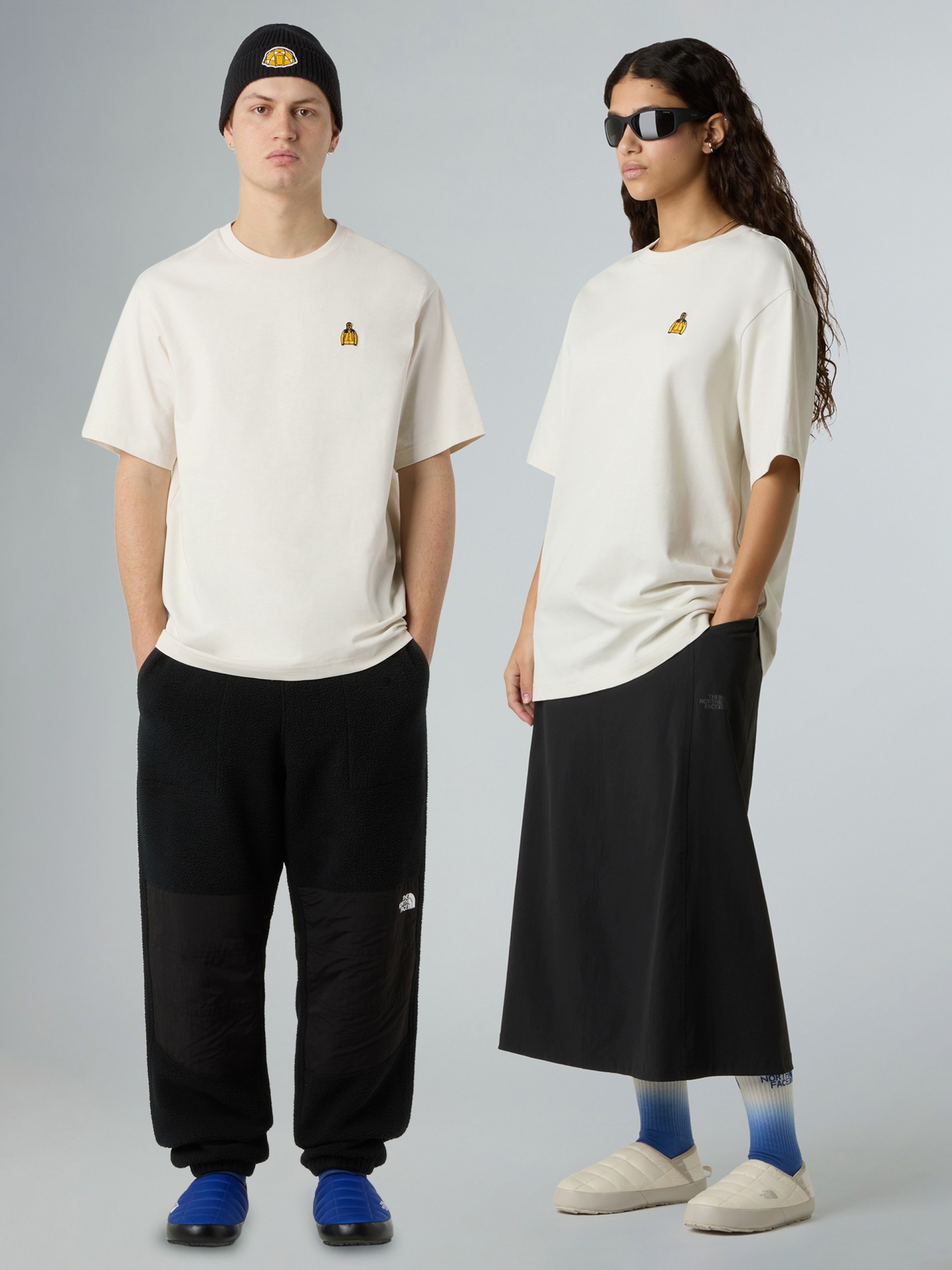 Camiseta The North Face Icon Mountain Beige