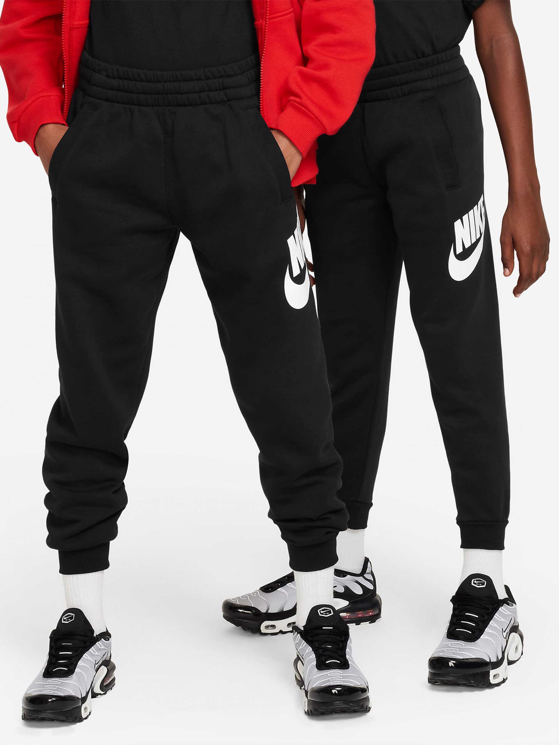 Pantalones Nike Club Fleece Júnior Negros
