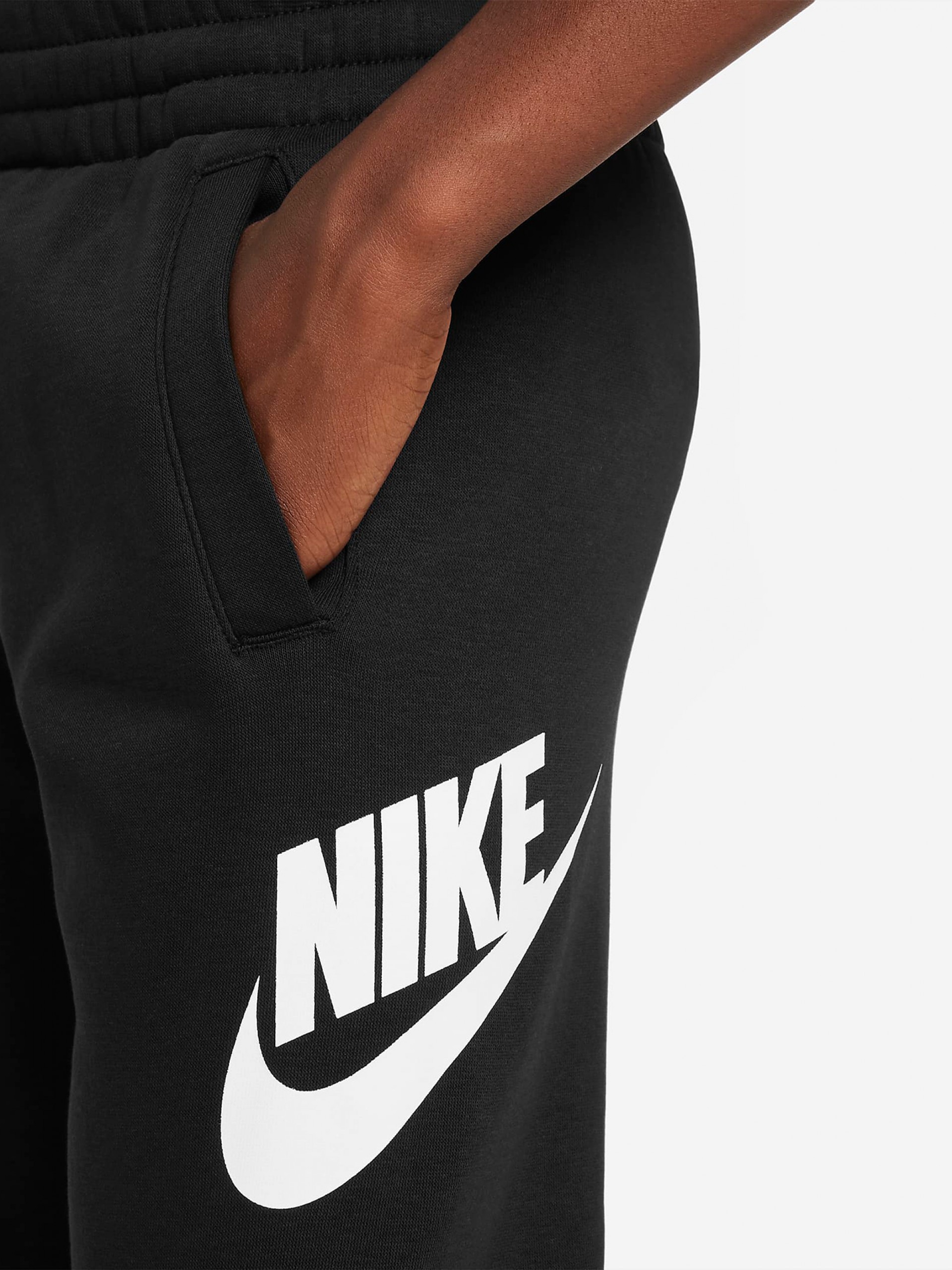 Pantalones Nike Club Fleece Júnior Negros