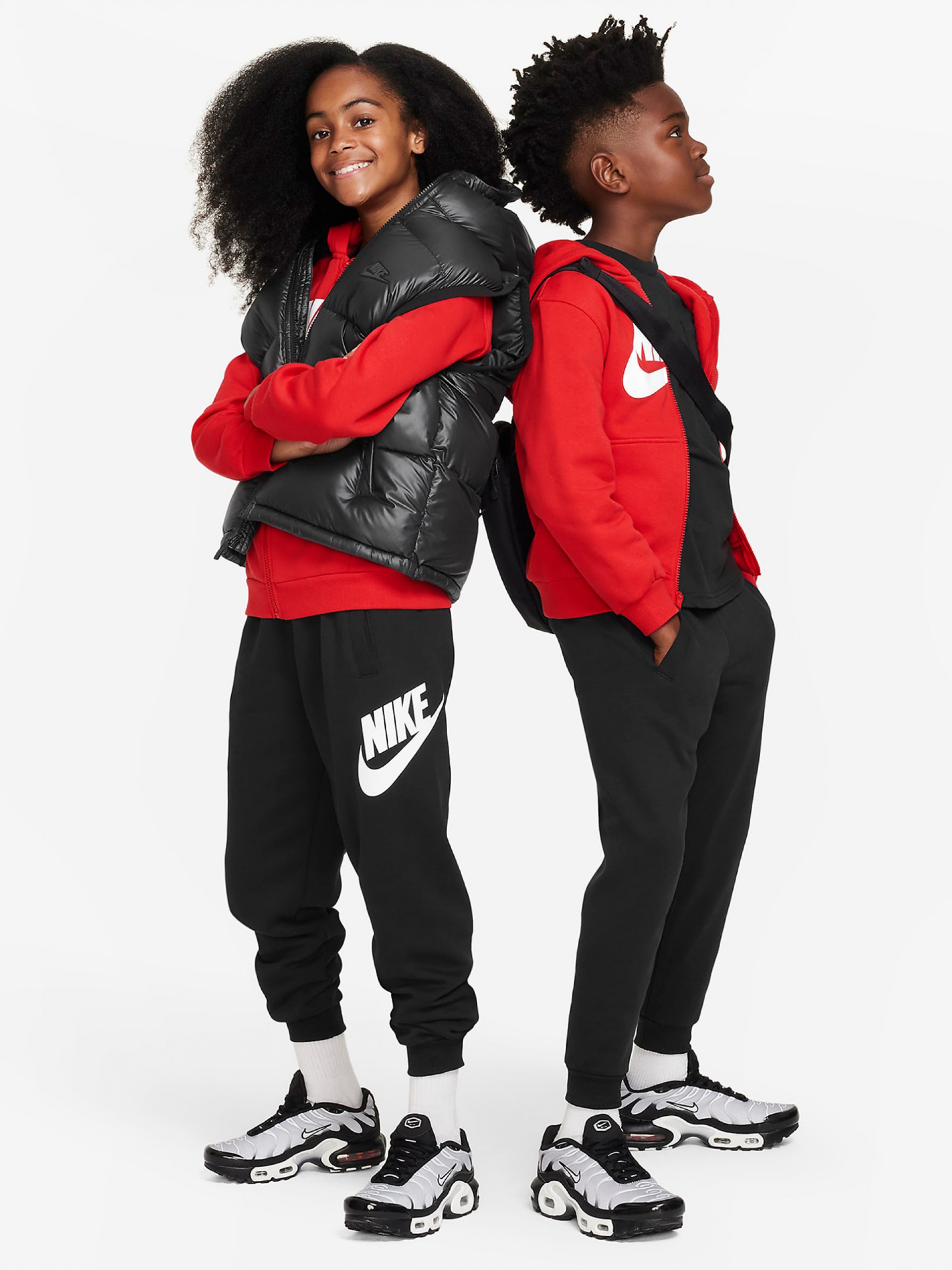 Pantalones Nike Club Fleece Júnior Negros