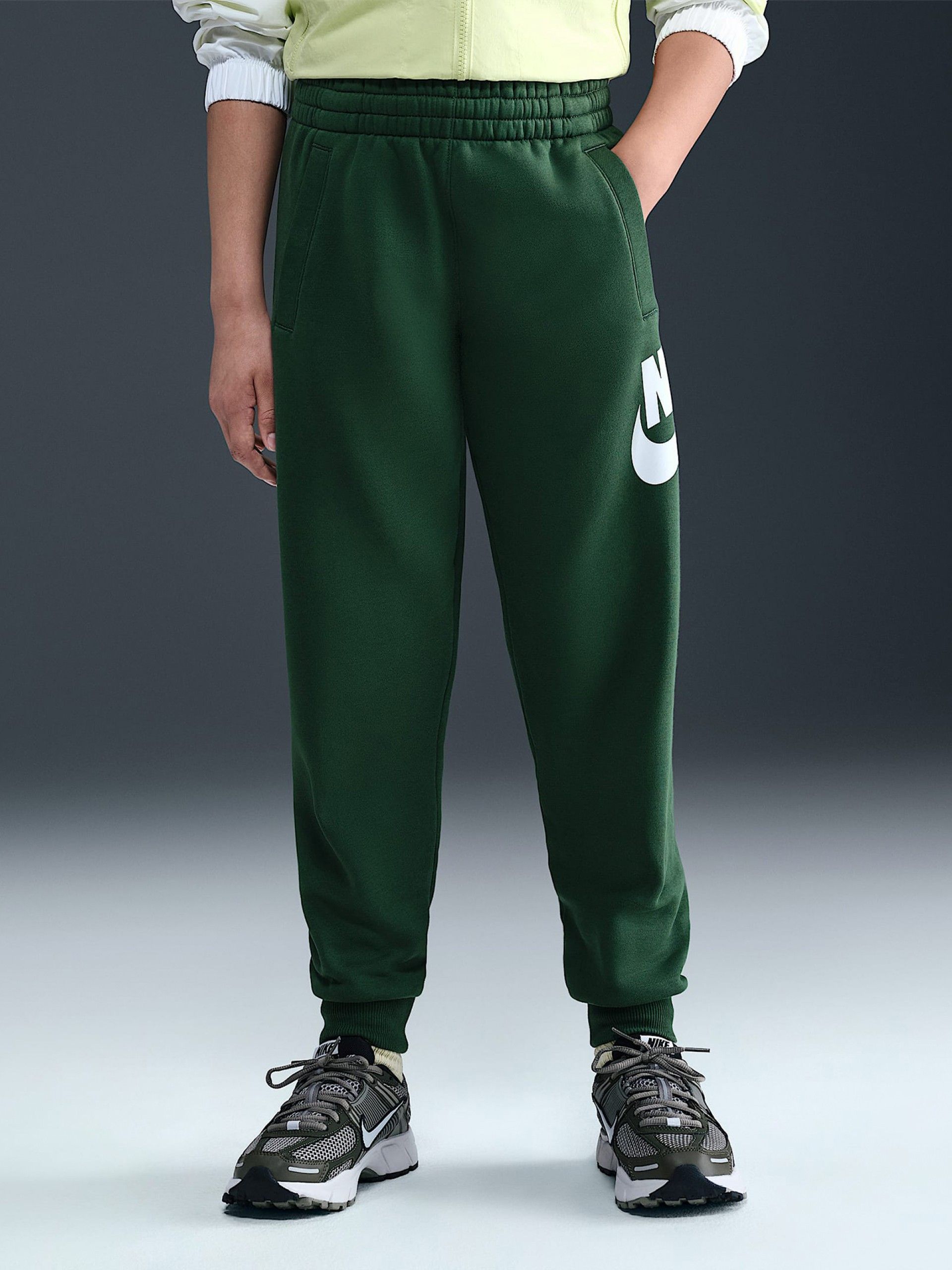 Calças Nike Club Fleece Júnior Verdes