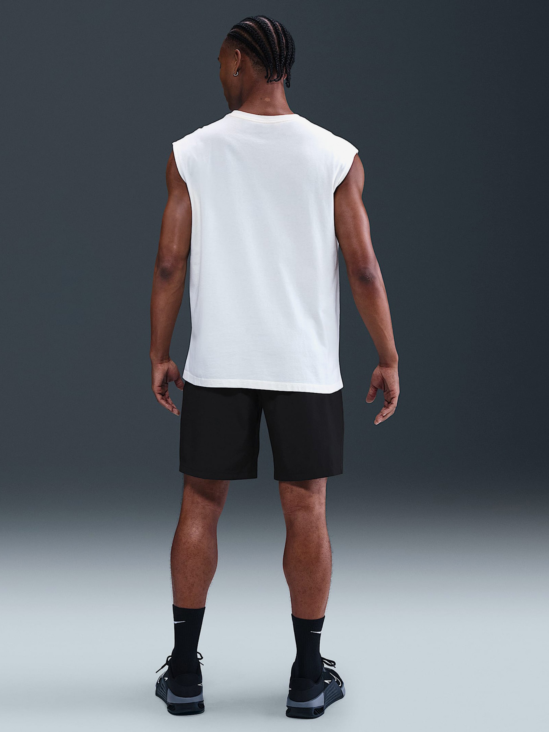 Calções de Treino Nike Form Dri-FIT 23cm Pretos Para Homem