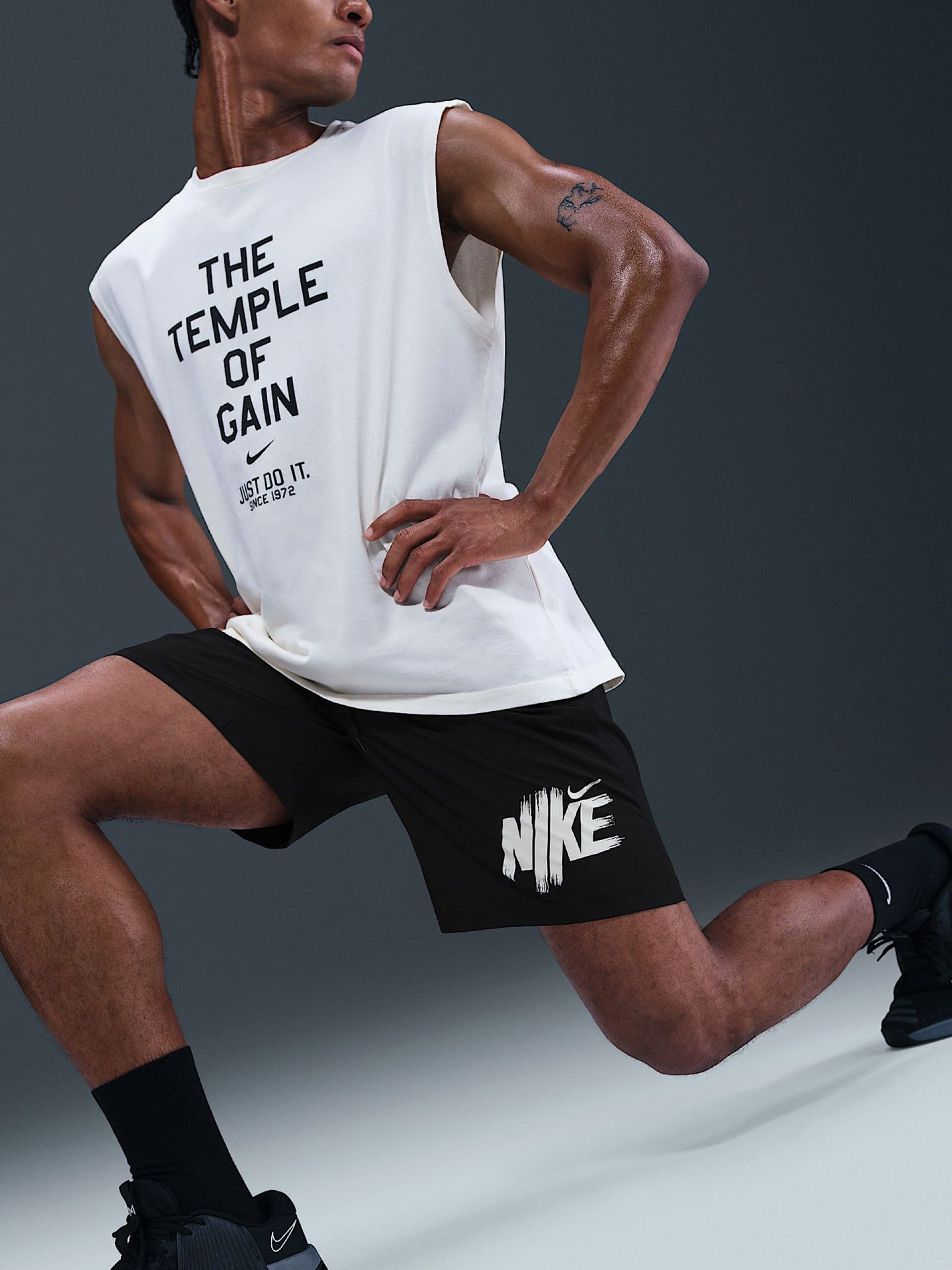 Calções de Treino Nike Form Dri-FIT 23cm Pretos Para Homem