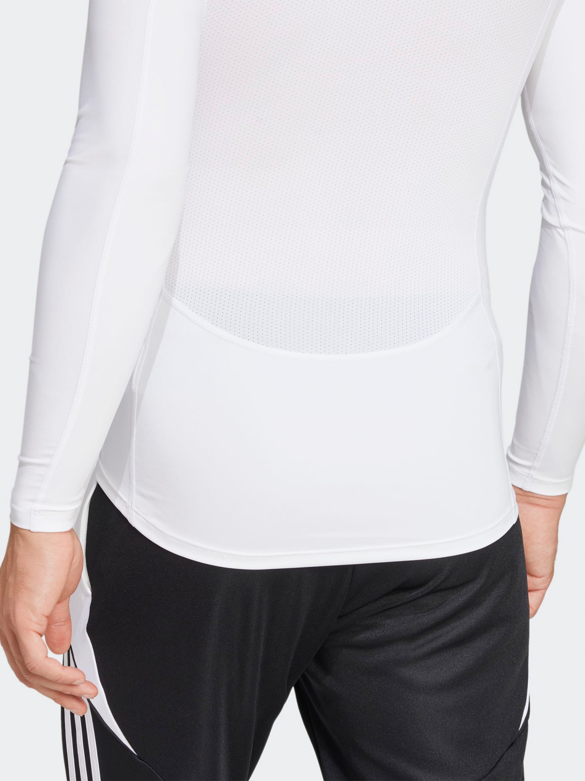 Adidas Techfit LS White Football Base Layer