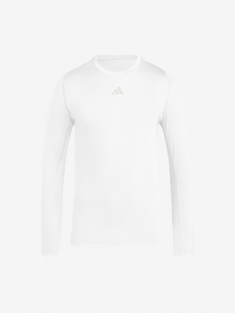Camisola Interior de Futebol Adidas Techfit LS Branca