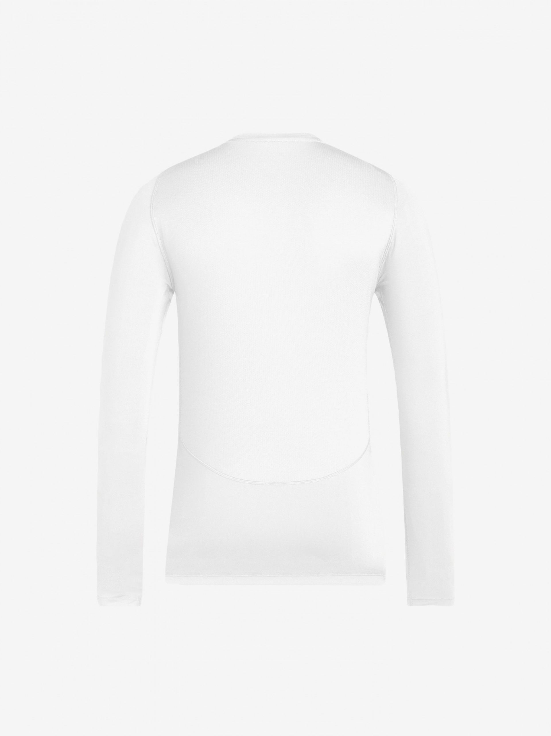 Camiseta Interior de Fútbol Adidas Techfit LS Blanca
