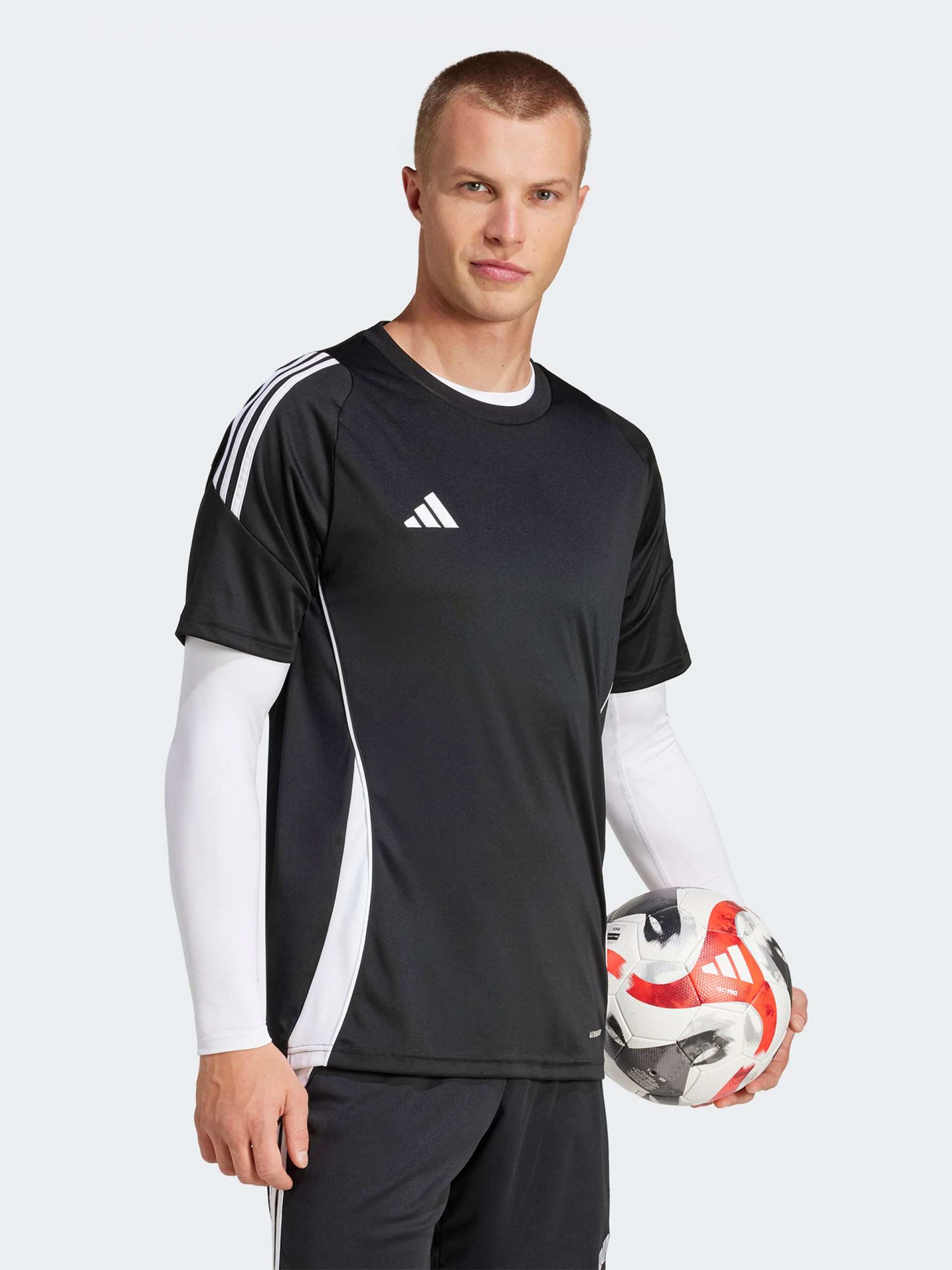 Adidas Techfit LS White Football Base Layer