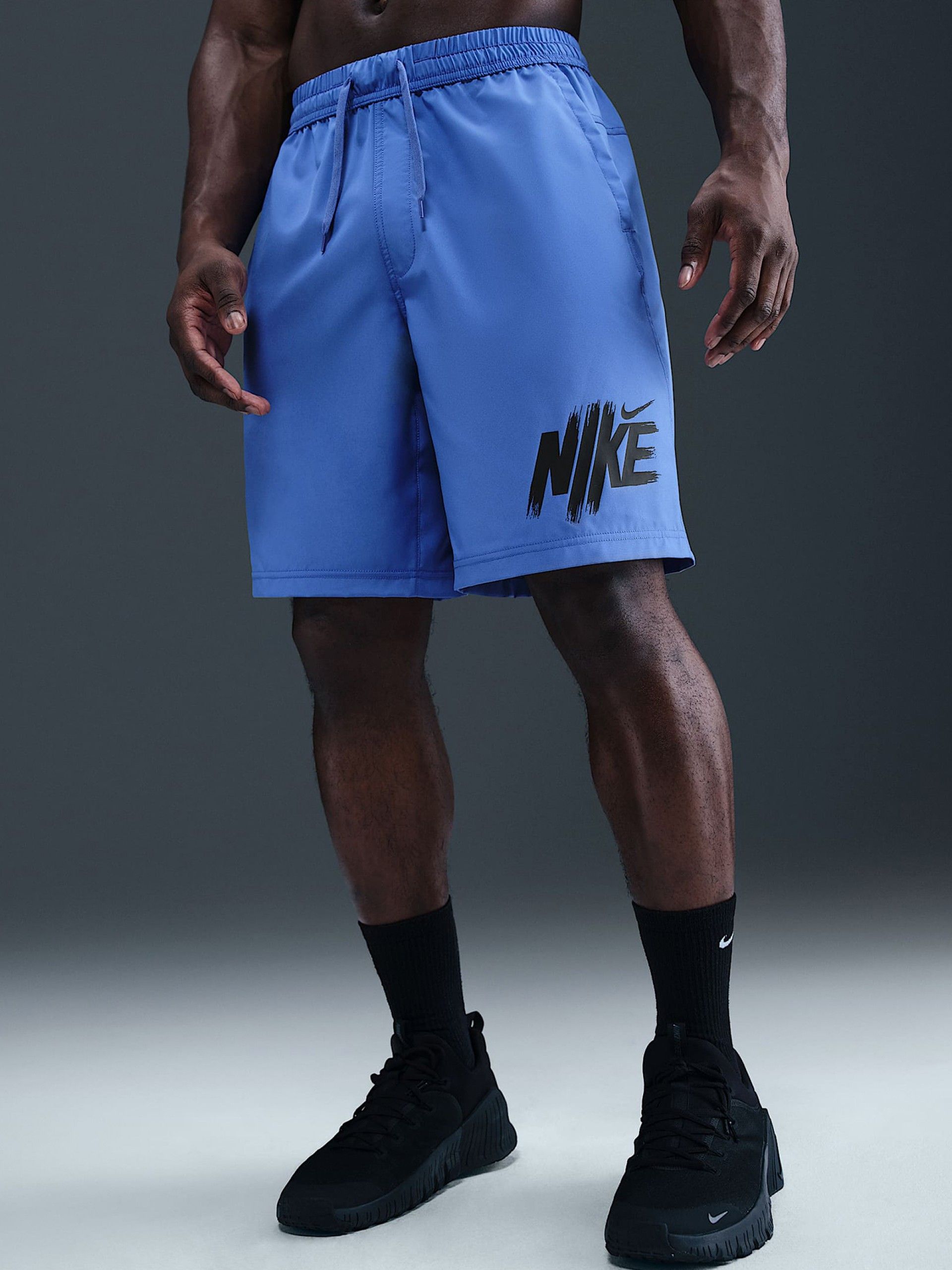 Nike Form Dri-FIT 23cm Blue Training Shorts For Men