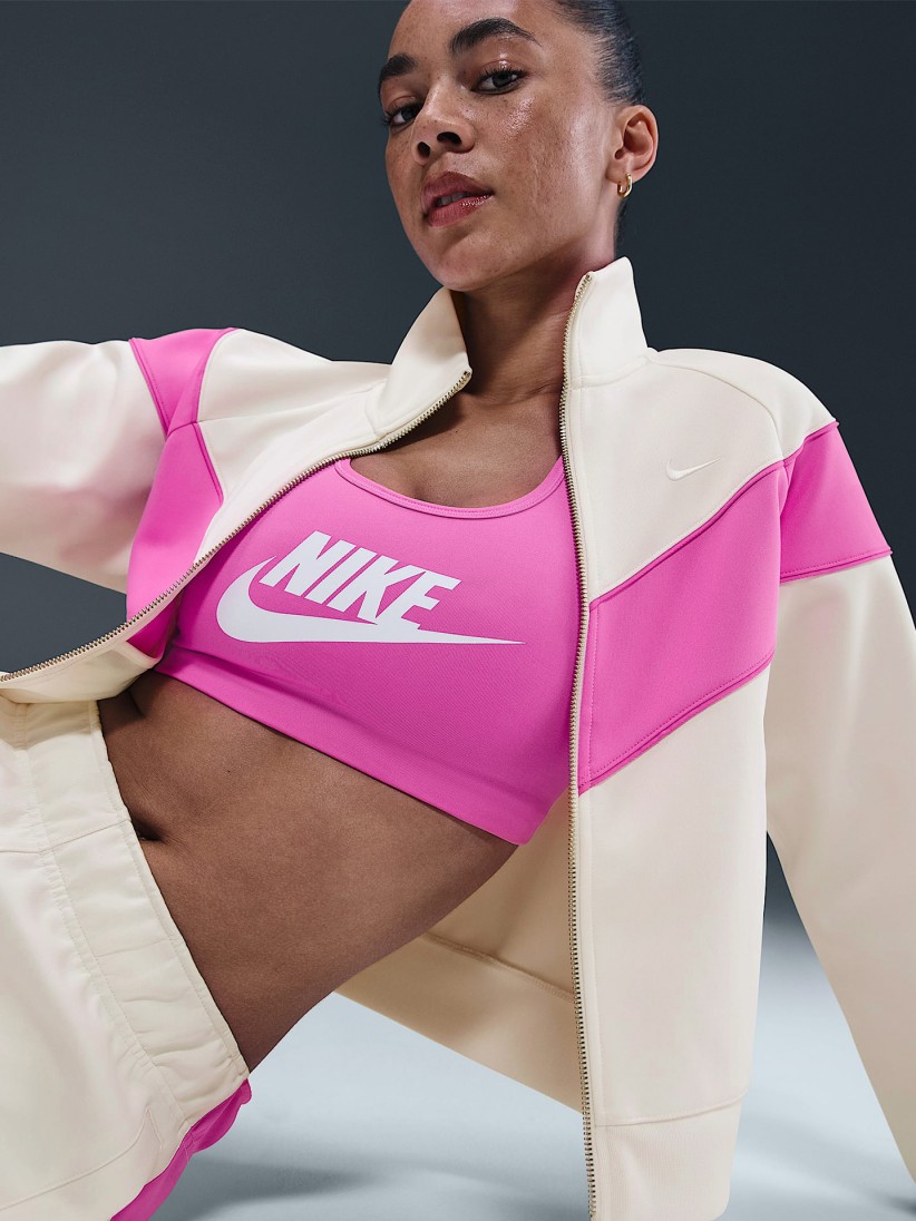 Nike Sportswear Windrunner Beige and Pink Jacket For Women