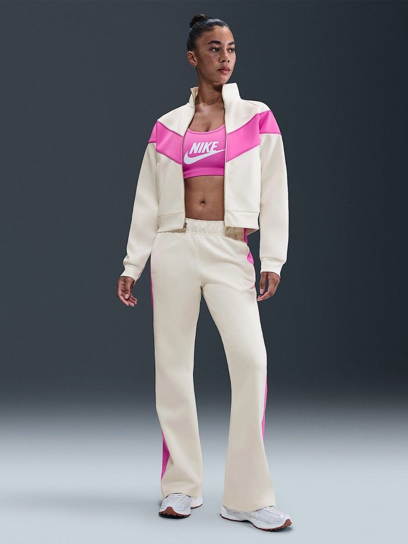 Nike Sportswear Windrunner Beige and Pink Jacket For Women