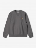 Sudadera Carhartt WIP American Script Gris