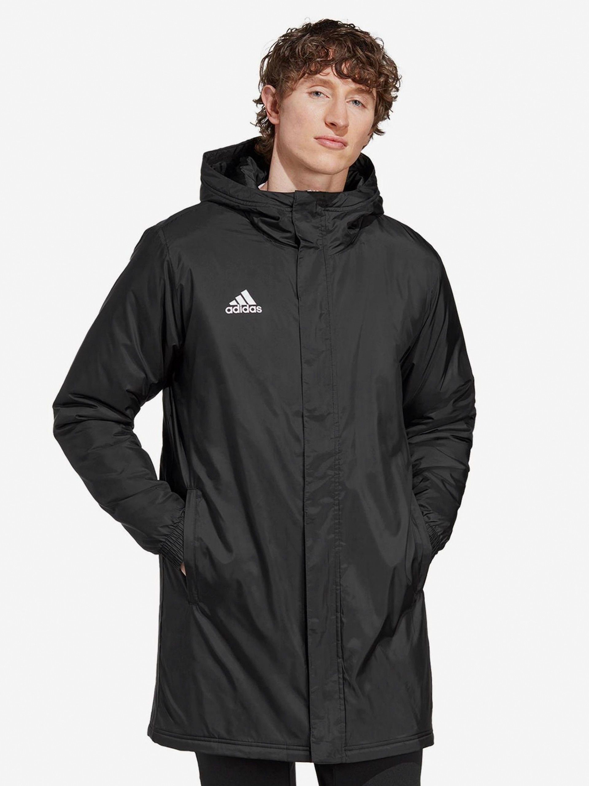 Casaco com Capuz de Futebol Adidas Entrada 22 Stadium Preto