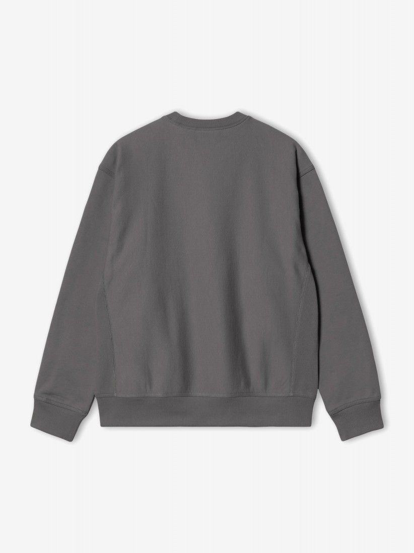 Sudadera Carhartt WIP American Script Gris