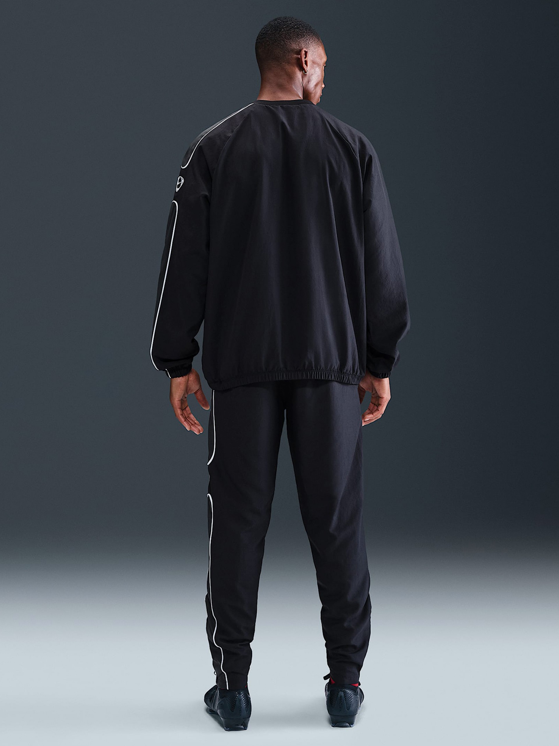 Camisola de Futebol Nike Academy+ Dri-FIT Preta Para Homem