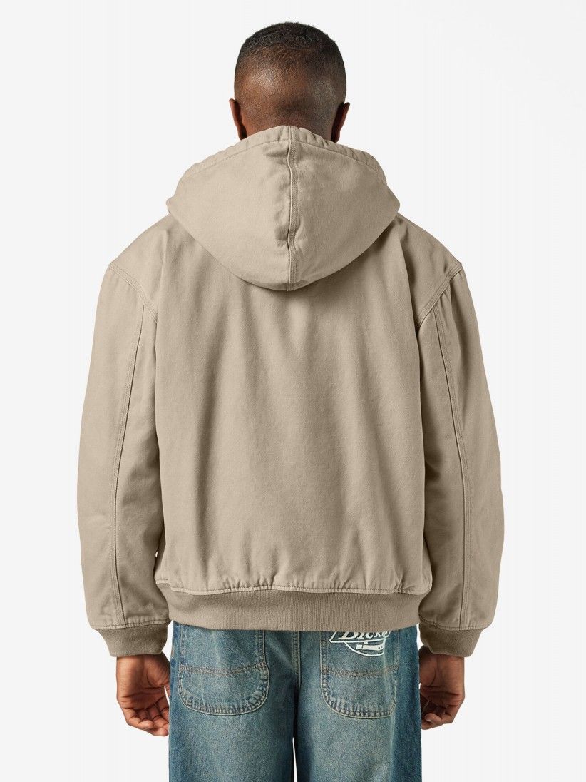 Casaco com Capuz Dickies Hilham Canvas Bege