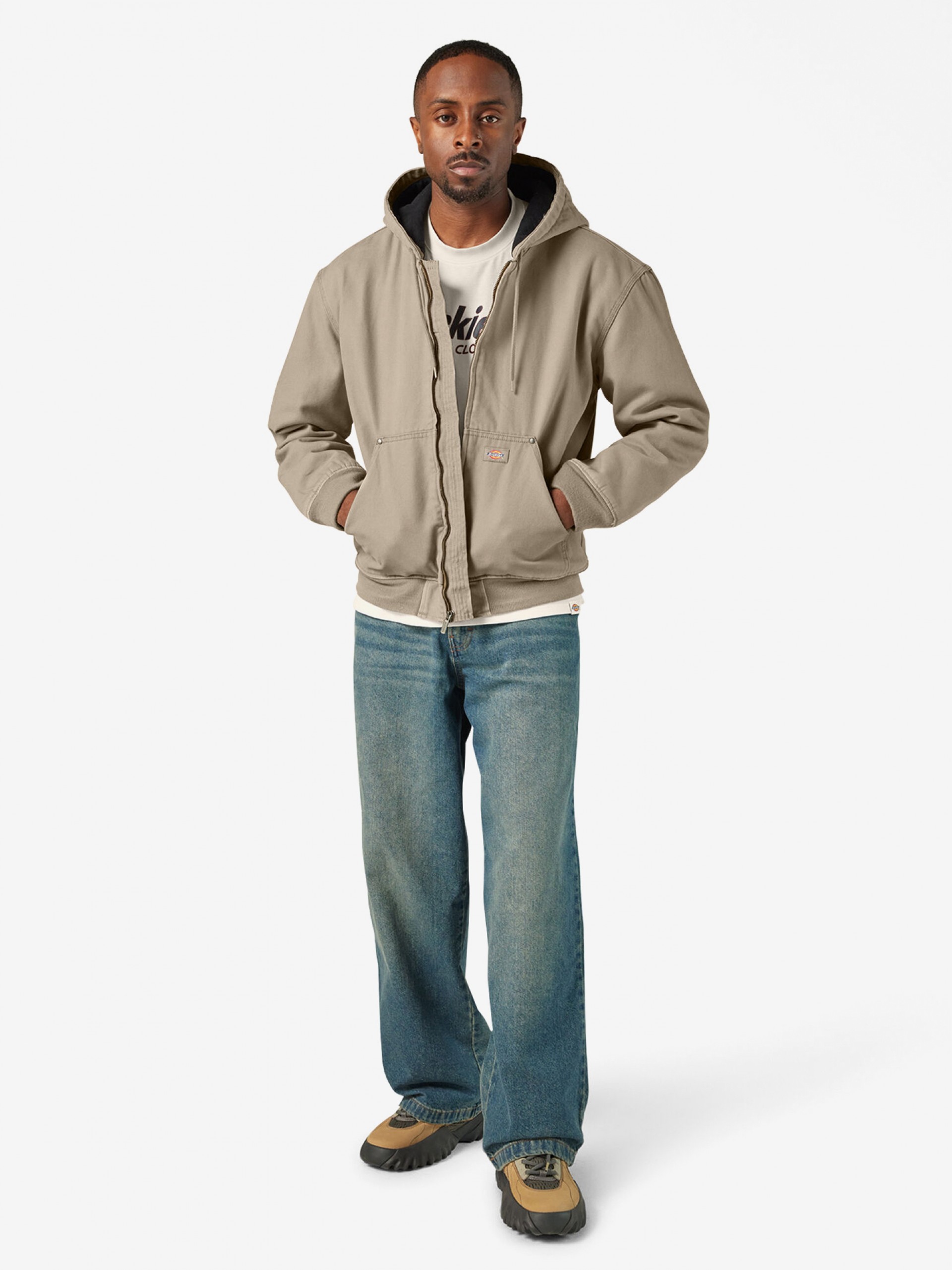 Chaqueta con Capucha Dickies Hilham Canvas Beige