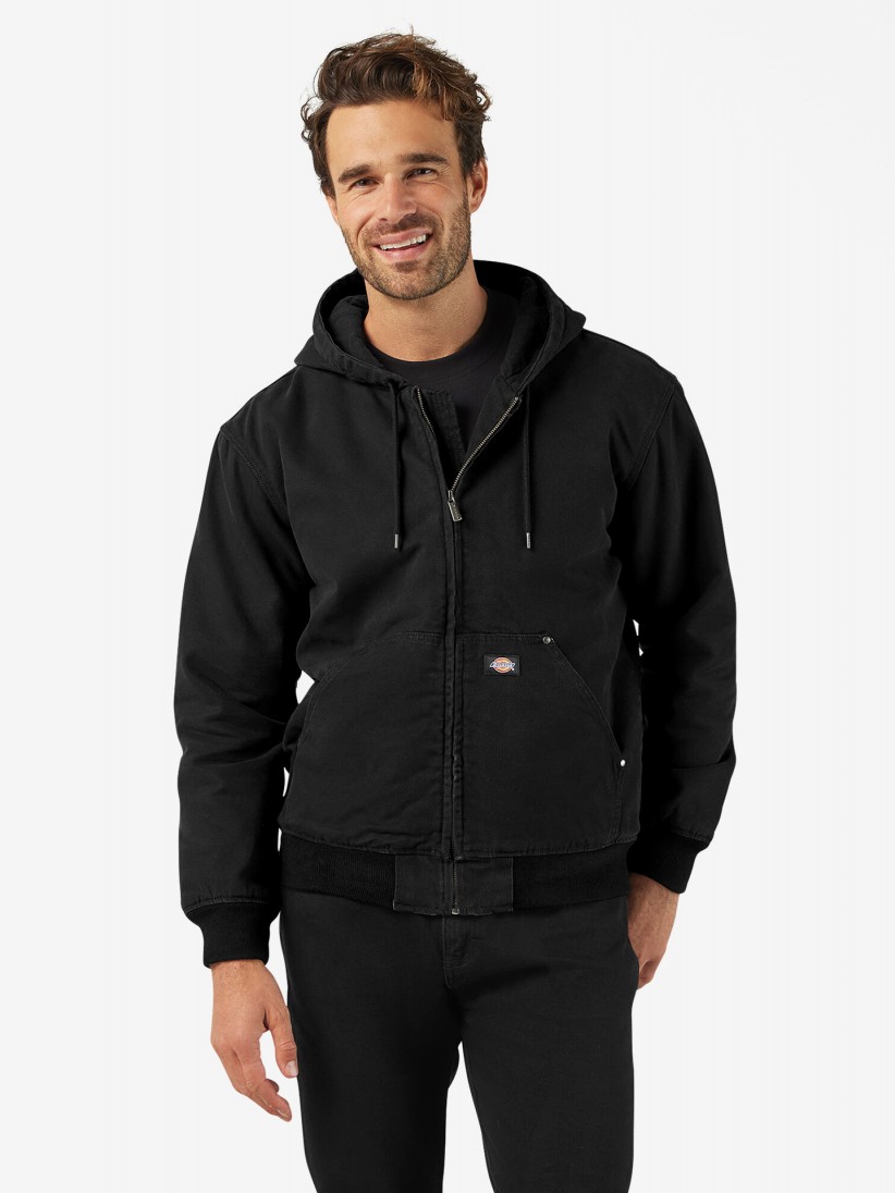 Chaqueta con Capucha Dickies Hilham Canvas Negra