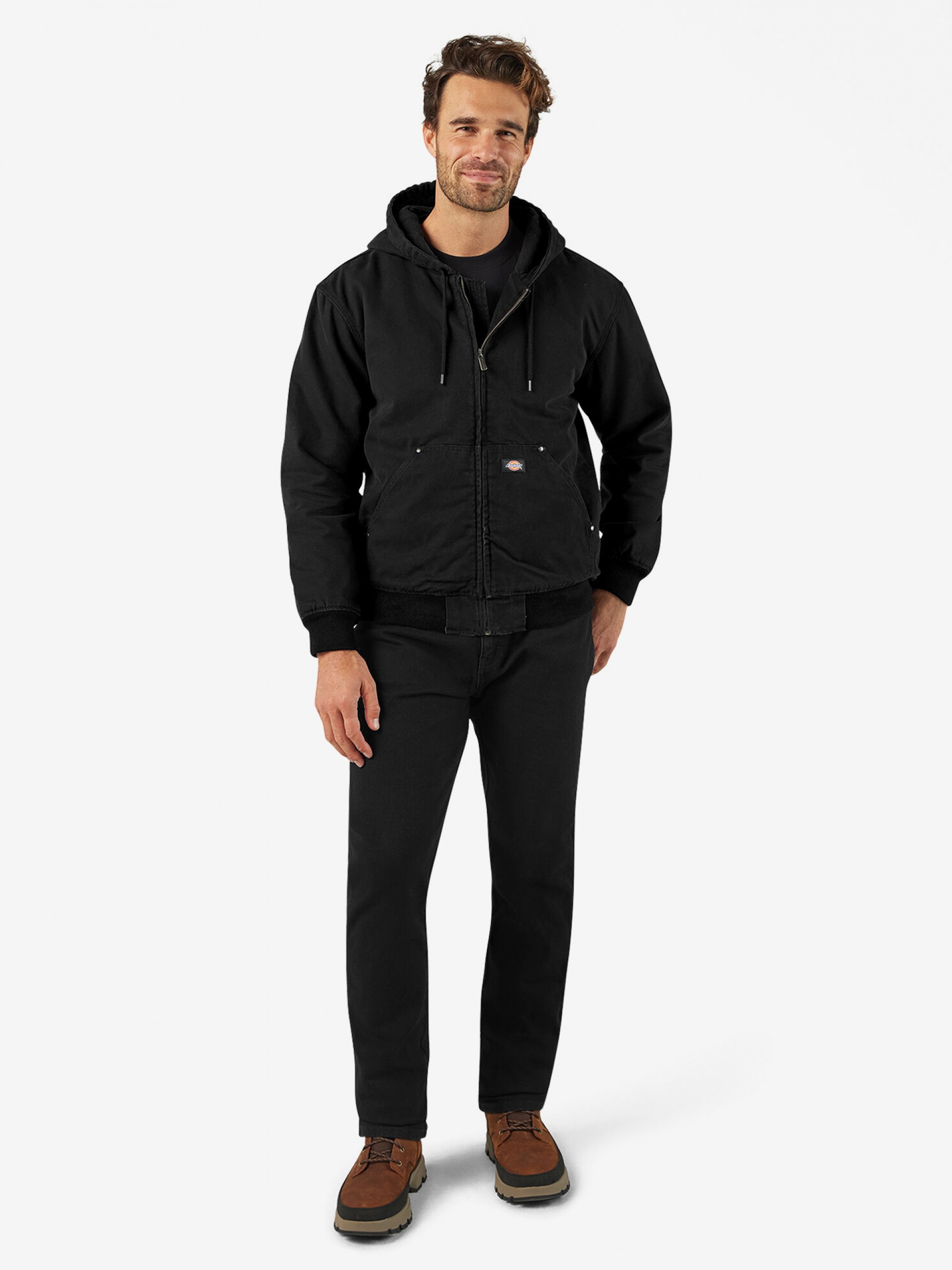 Chaqueta con Capucha Dickies Hilham Canvas Negra