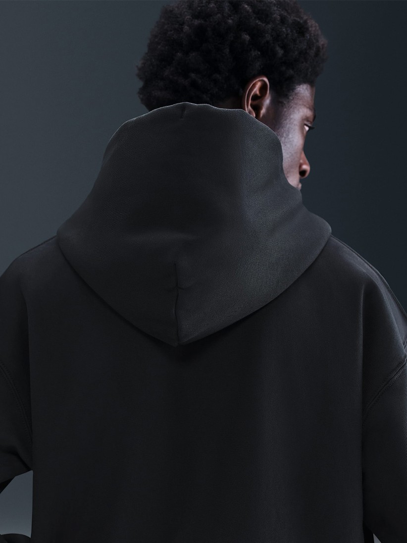 Nike Solo Swoosh Black Hooded Jacket For Men