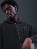 Nike Solo Swoosh Black Hooded Jacket For Men