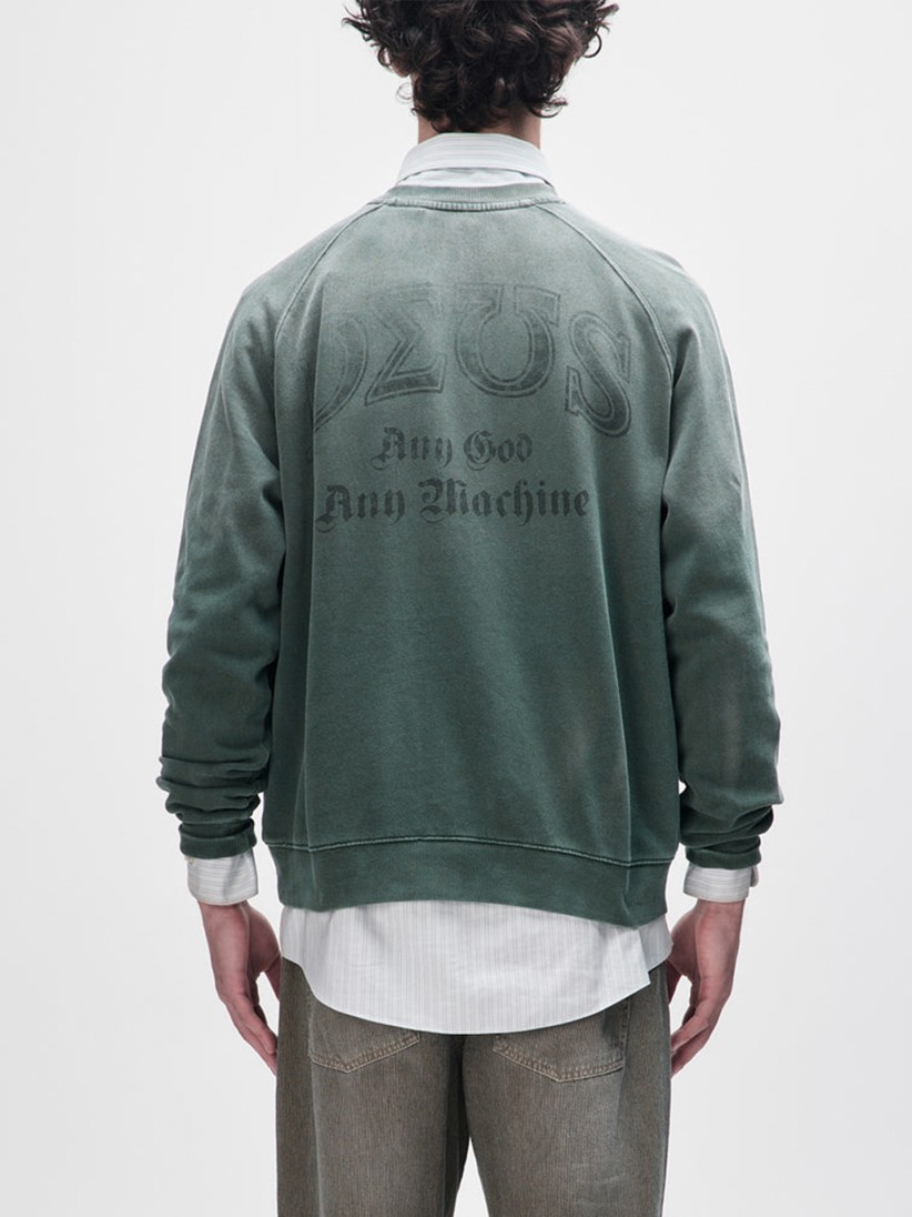 Camisola Deus Ex Machina Black And Blue Crew Verde