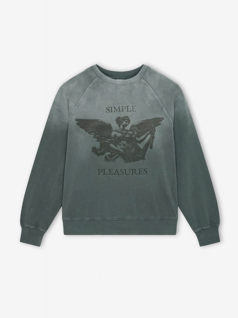 Camisola Deus Ex Machina Black And Blue Crew Verde