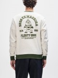 Camisola Deus Ex Machina Picklock Crew Bege e Verde